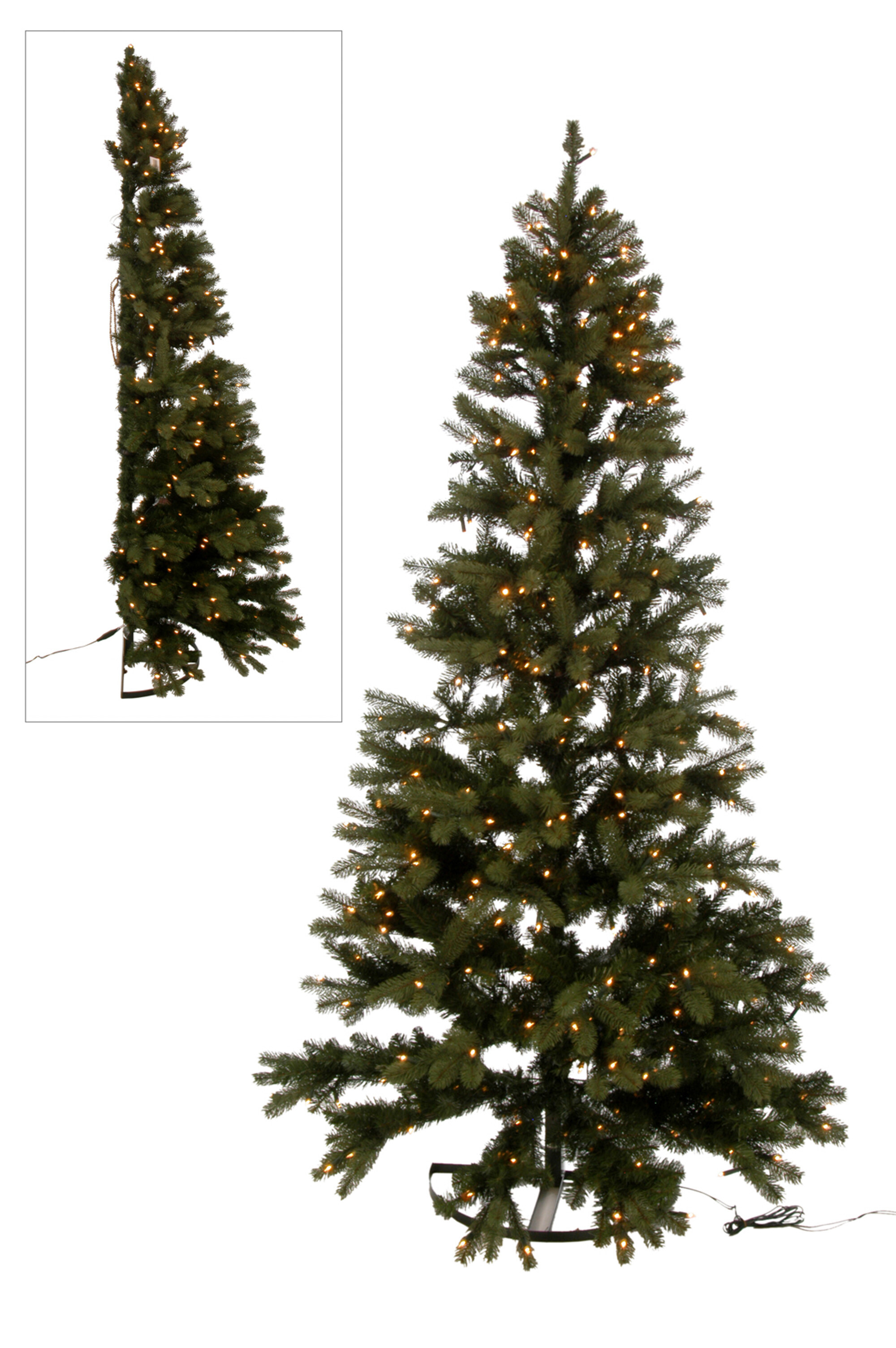 SAPIN+LED DEMI PLAS VERT 