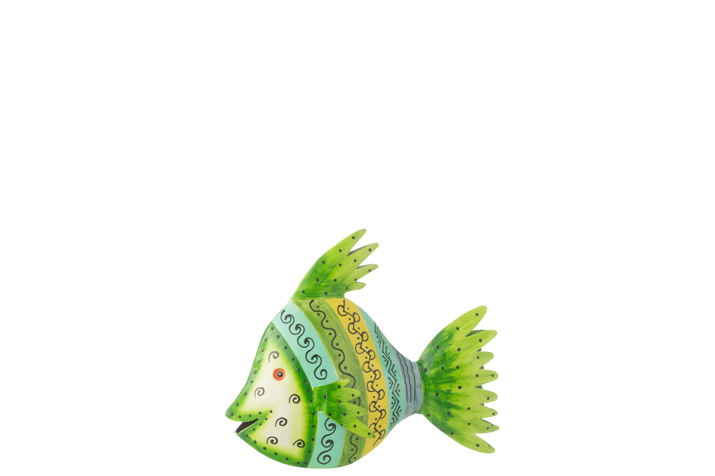 POISSON FER AZUR/VERT SMALL