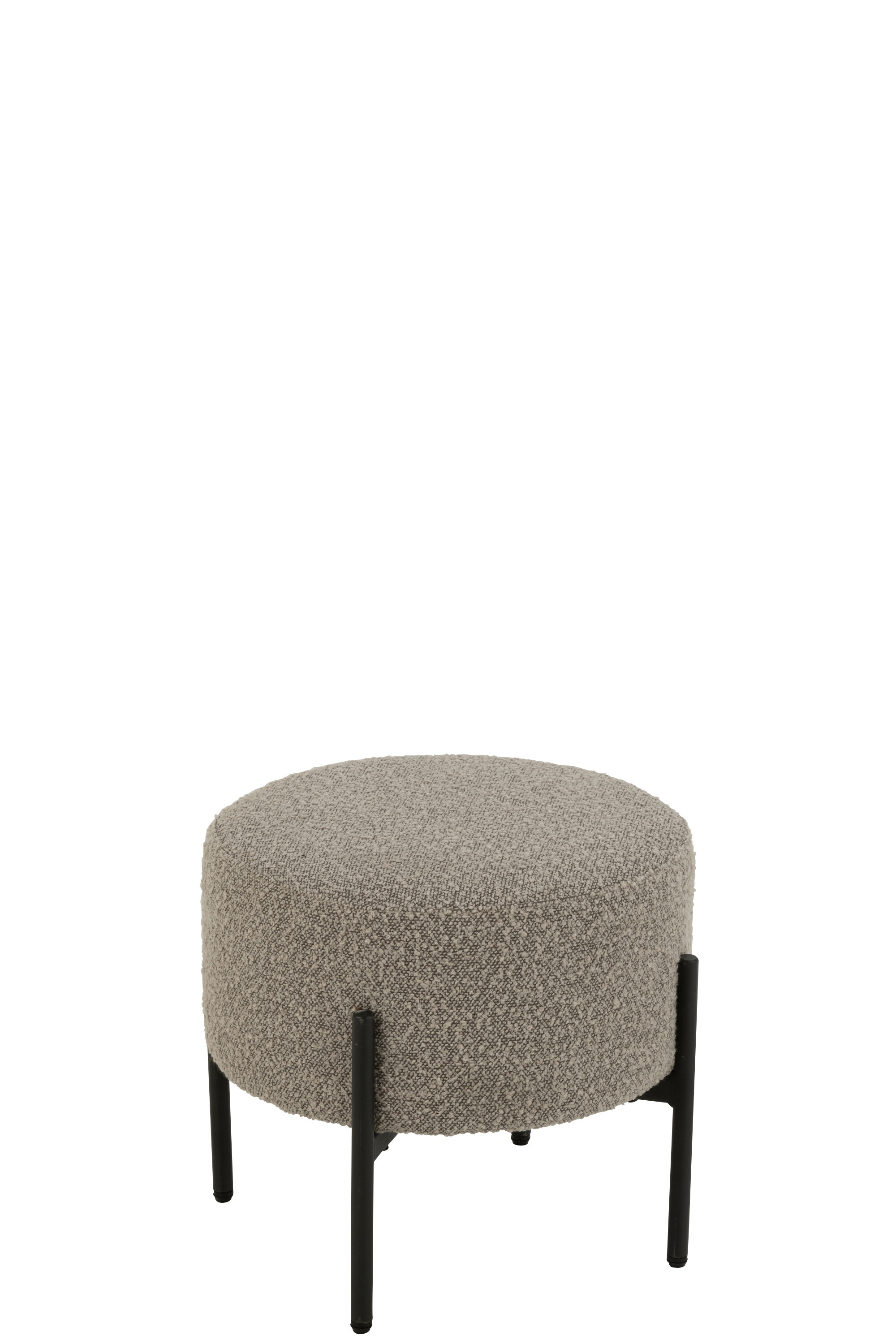 TABOURET CONTREPL/POLY GRIS/NO