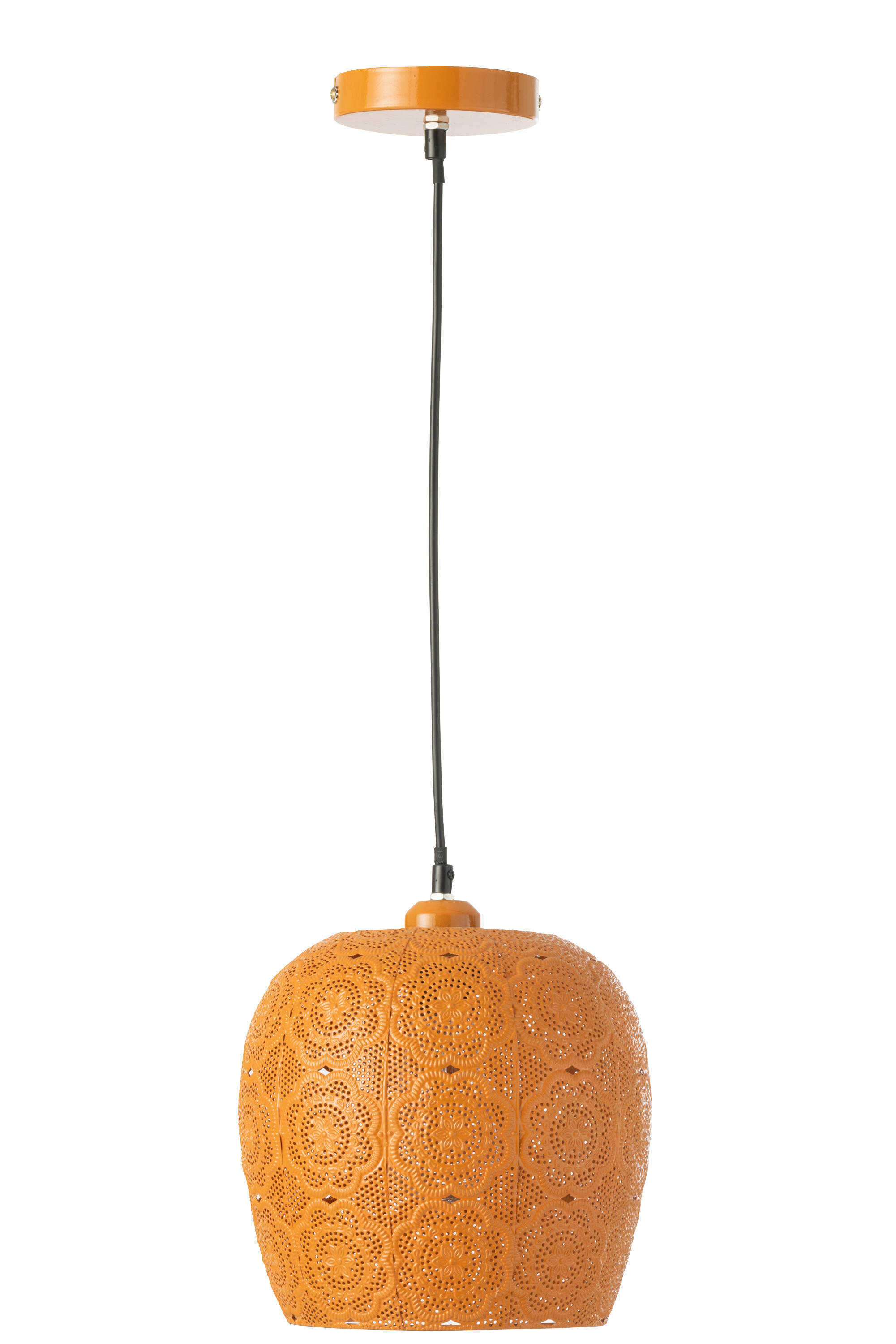 LAMPE SUSP ALIVE METAL ORANGE