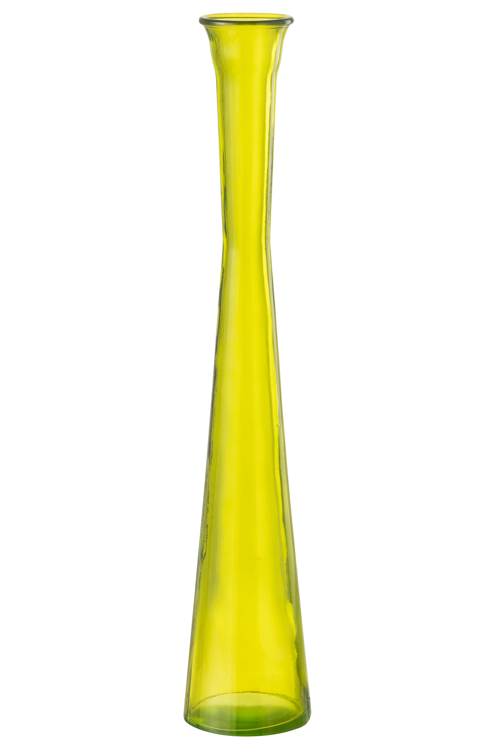 VASE TUBE GL YELLOW