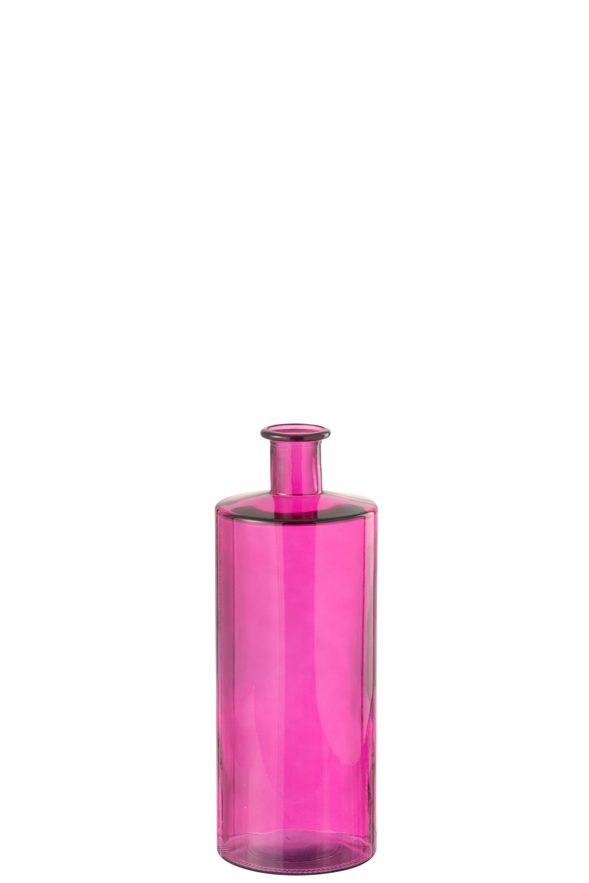 VASE BOTTLE GL PINK M