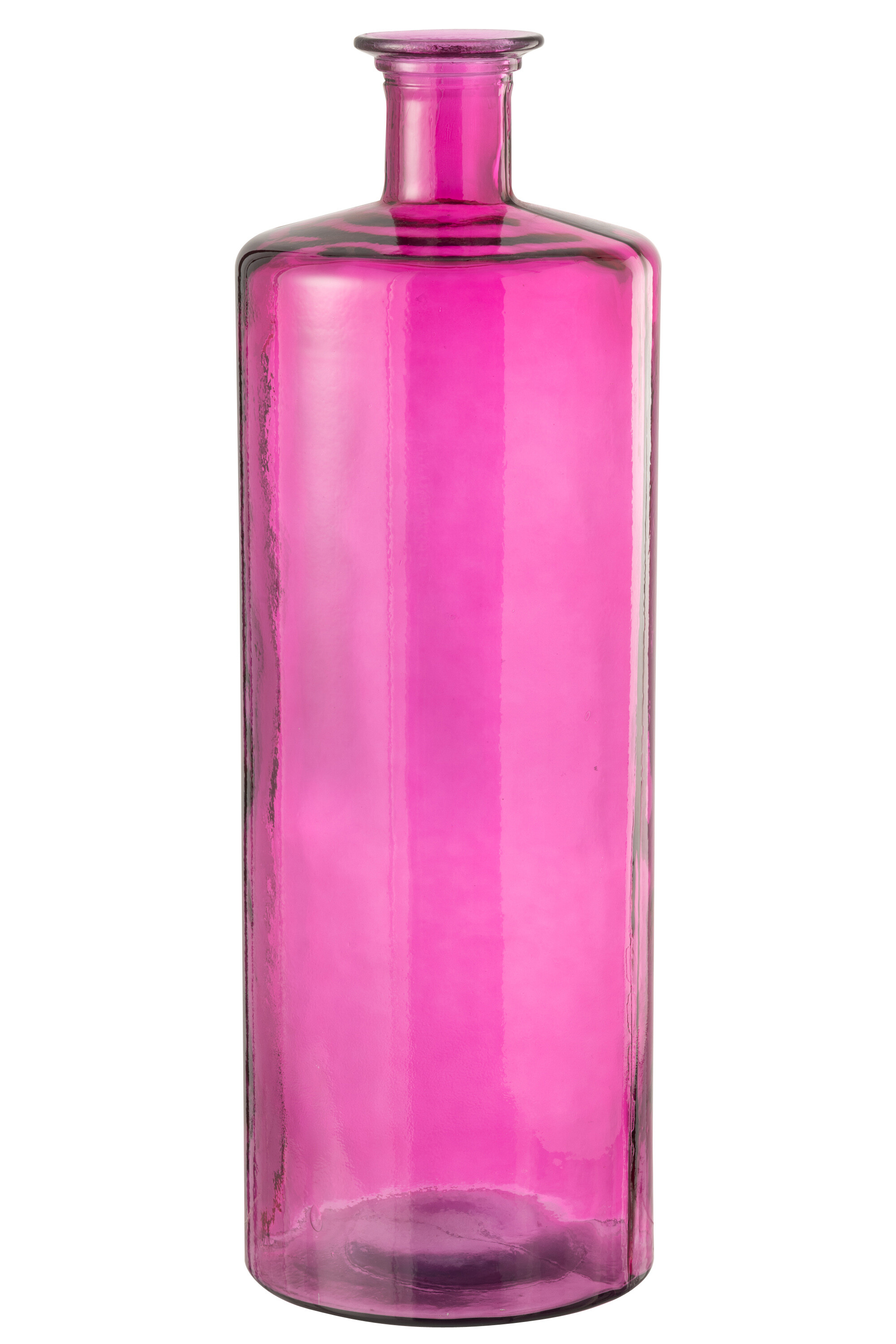 VASE BOTTLE GL PINK L