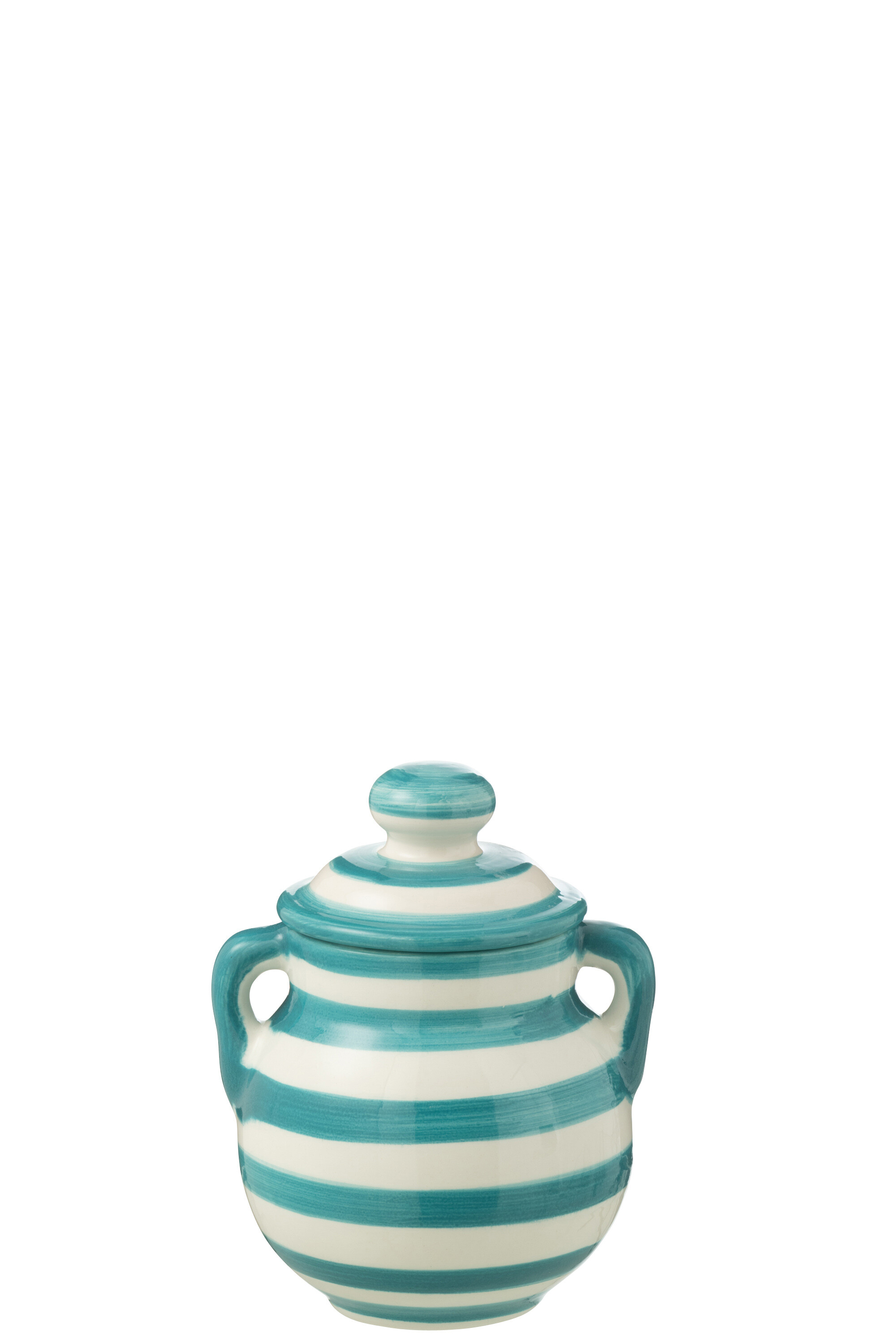 JAR GRANADA STR CER WH/AQUA