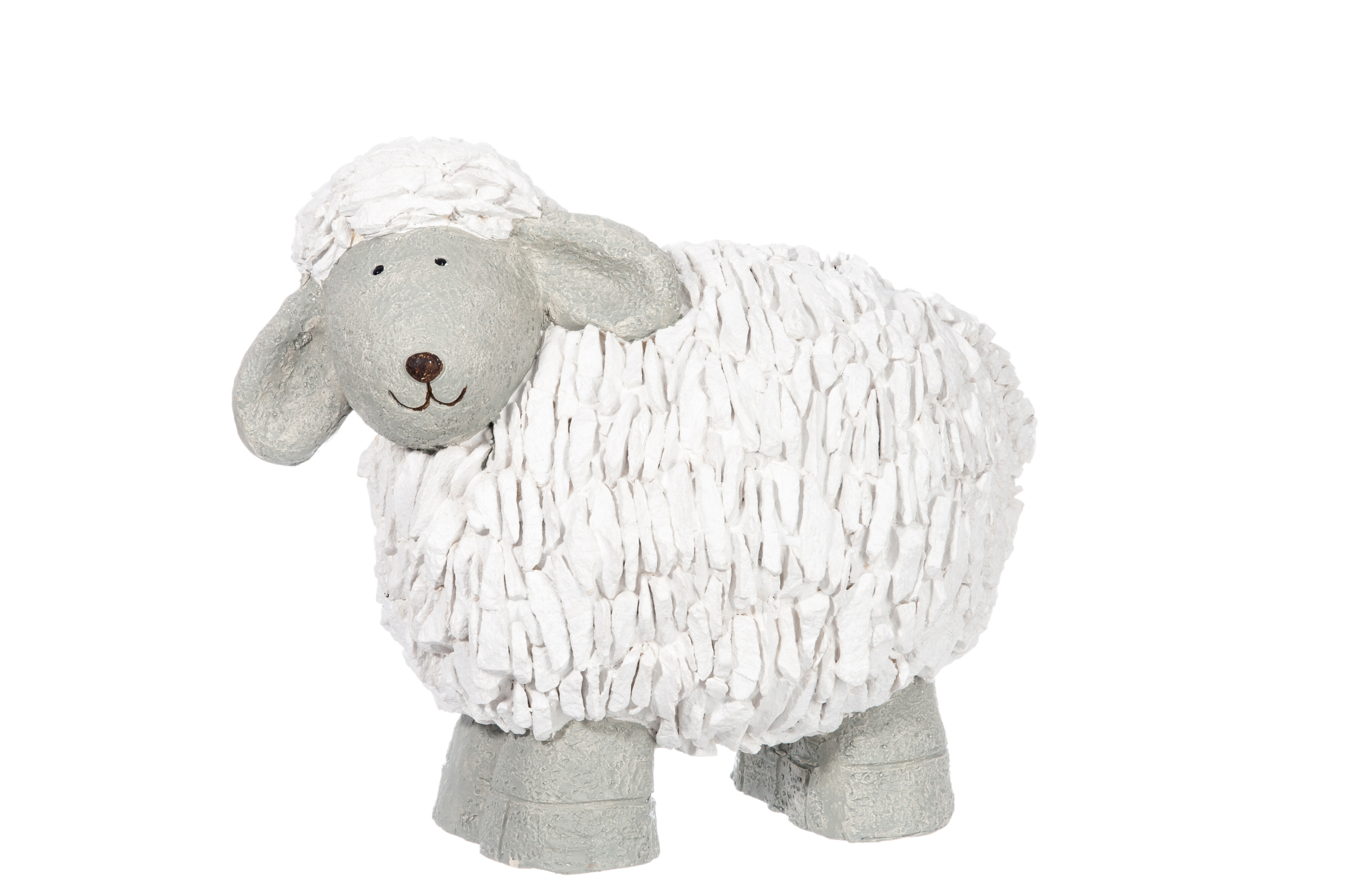 MOUTON POLY BLANC/GRIS S 