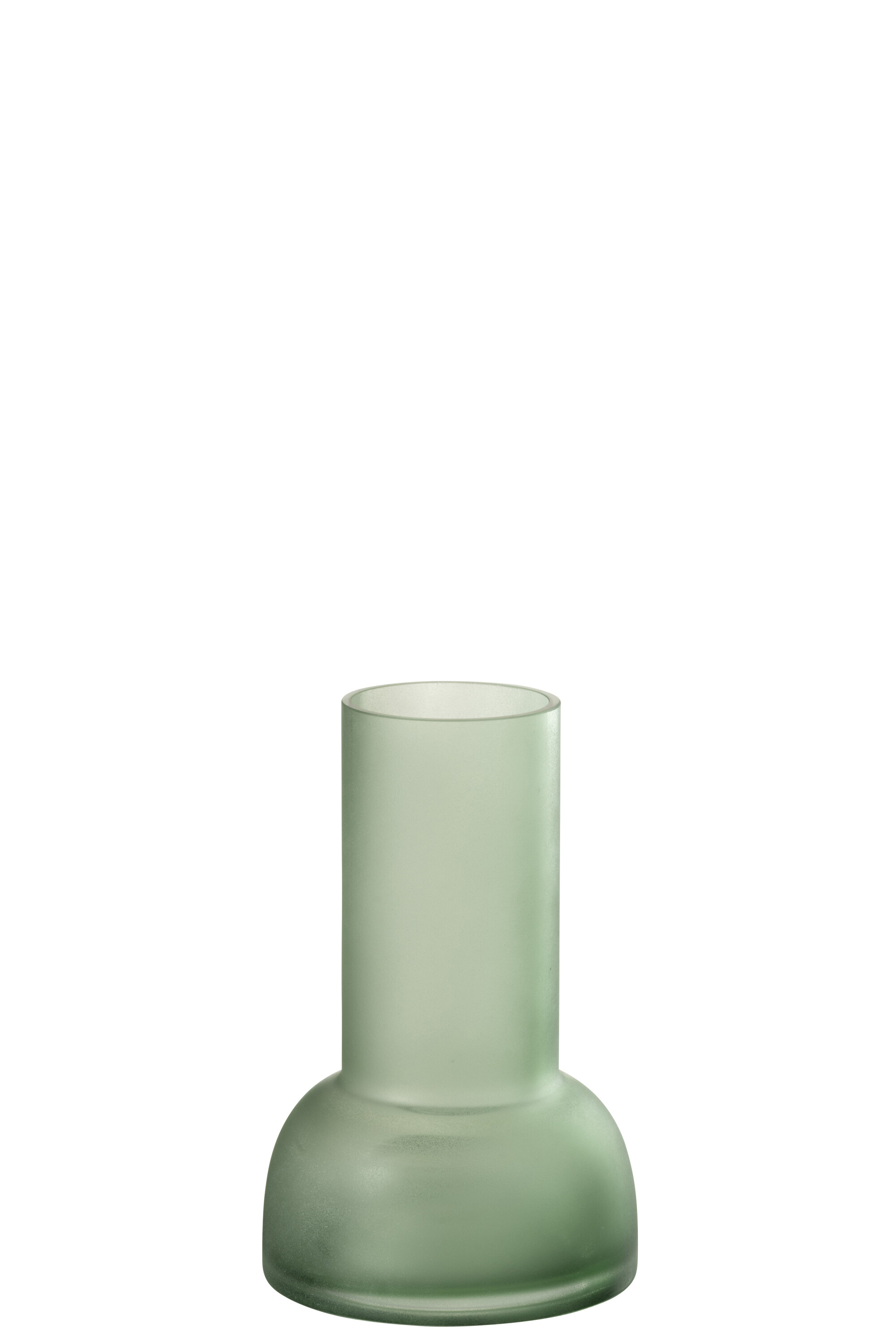 VASE/CHAND VERRE VERT MENT S