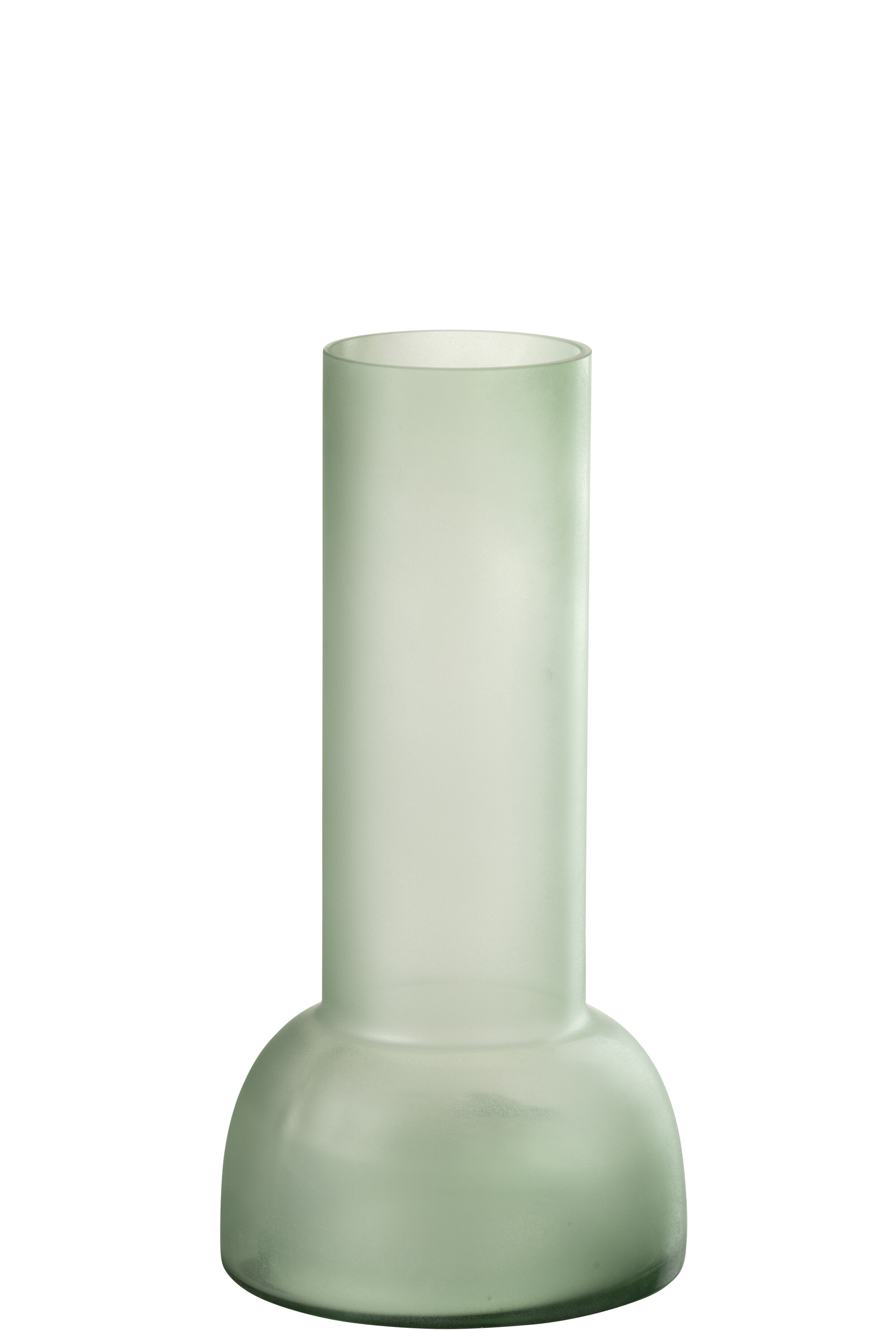 VASE/CHAND VERRE VERT MENT M