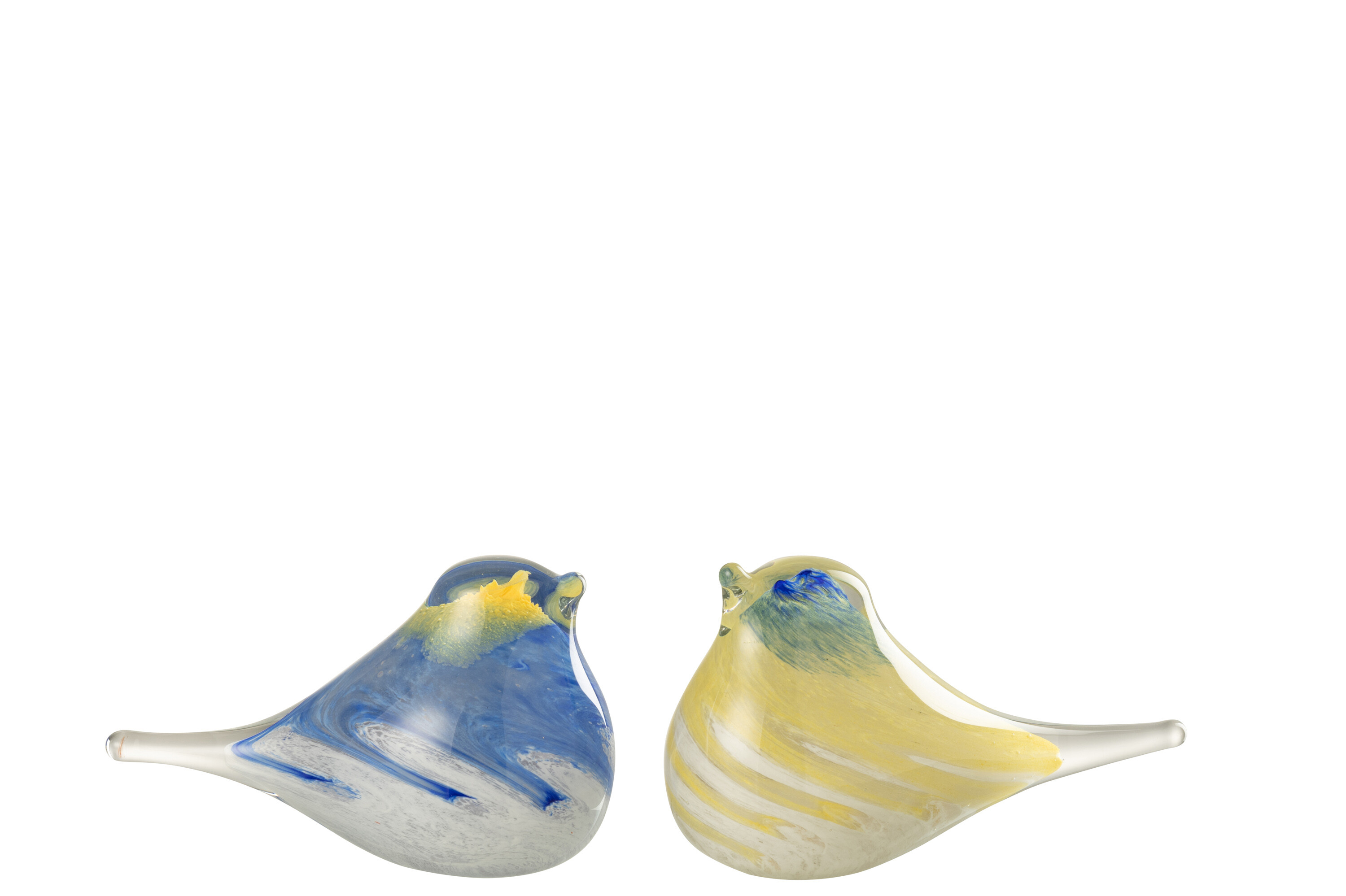 OISEAUX VERRE BLEU/VERT ASS2