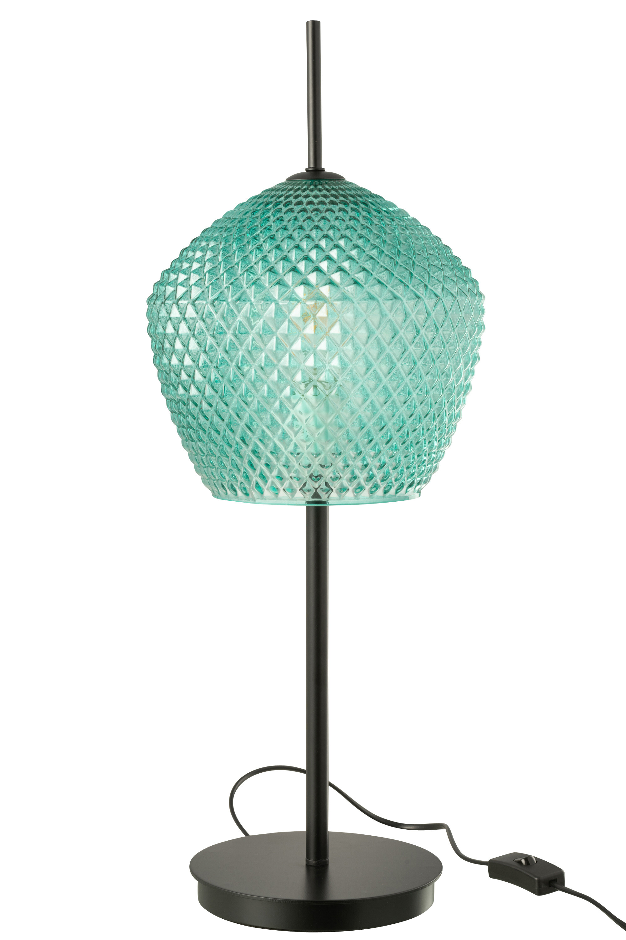 LAMPE VERRE VERT