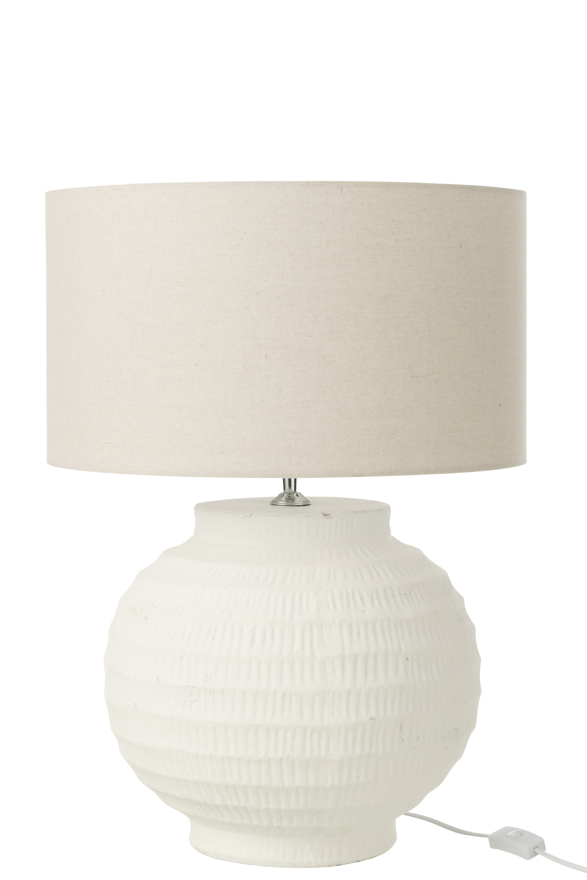 LAMPE TERRACOTTA BLANC