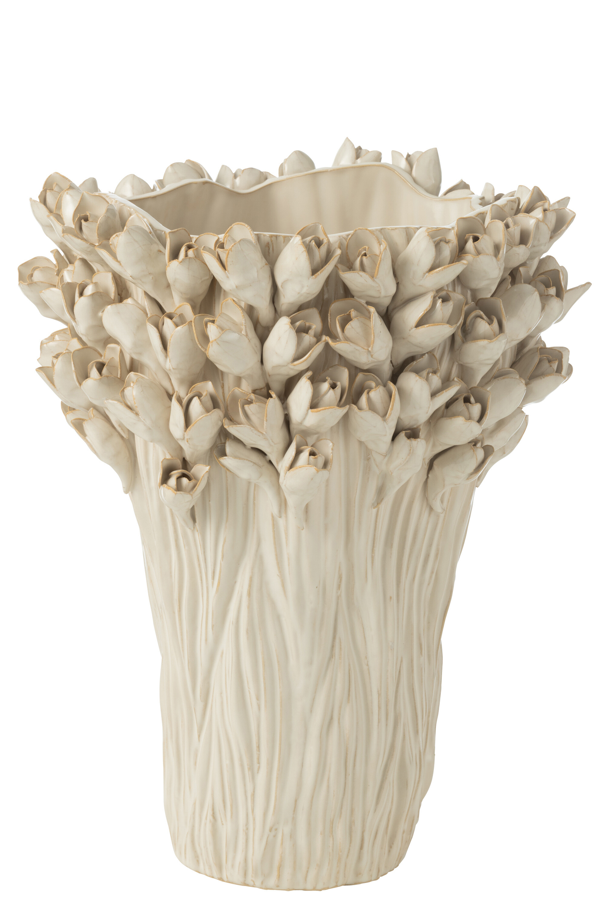 VASE AMBROSIA CER BLANC L