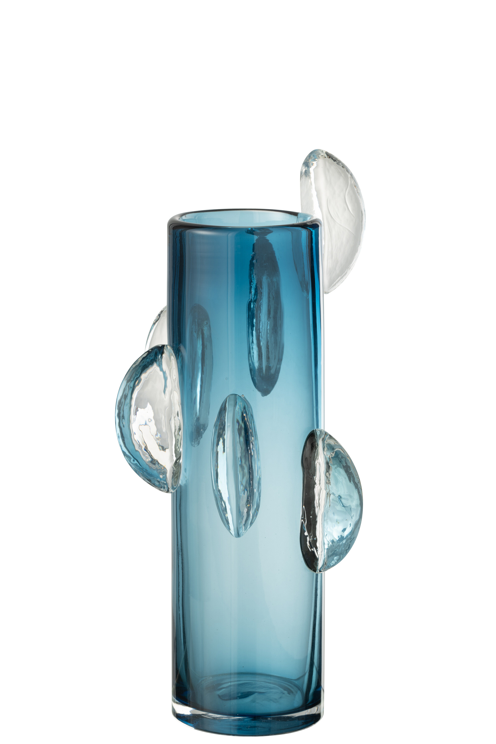 VASE STEGGY VERRE BLEU S