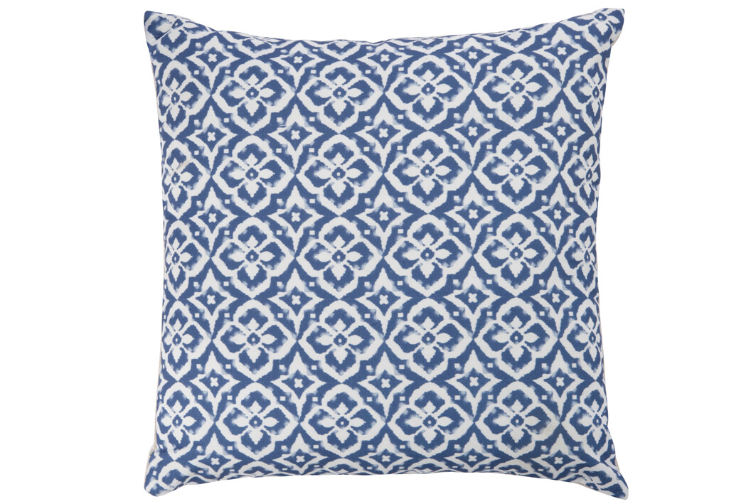 COUSSIN IMPRIME COTON BLEU