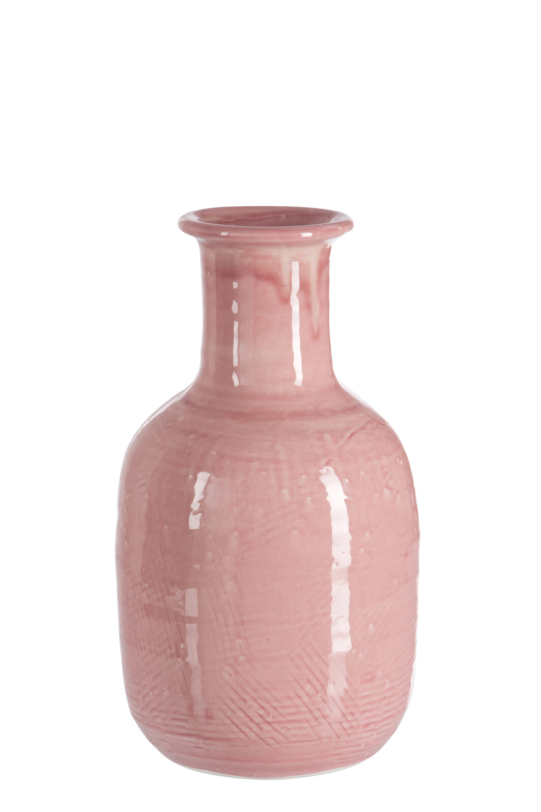 VASE CERAMIQUE ROSE CLAIR