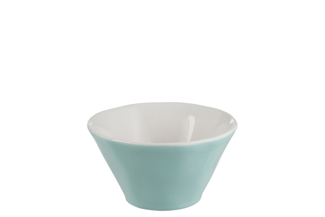 BOL ROND CER BLEU CL/BLANC XS