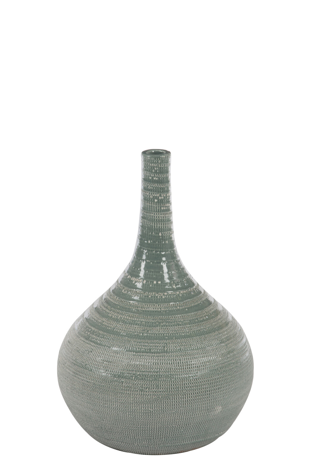 VASE TERRE CUITE AQUA VERT S