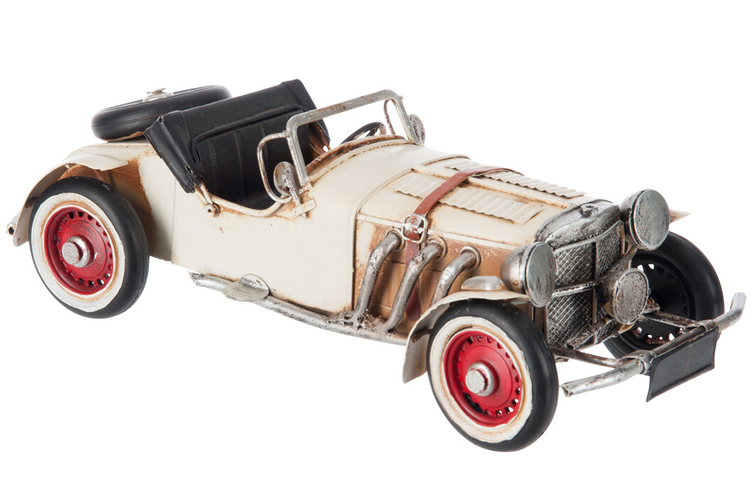 VOITURE ANTIQUE MET CREME