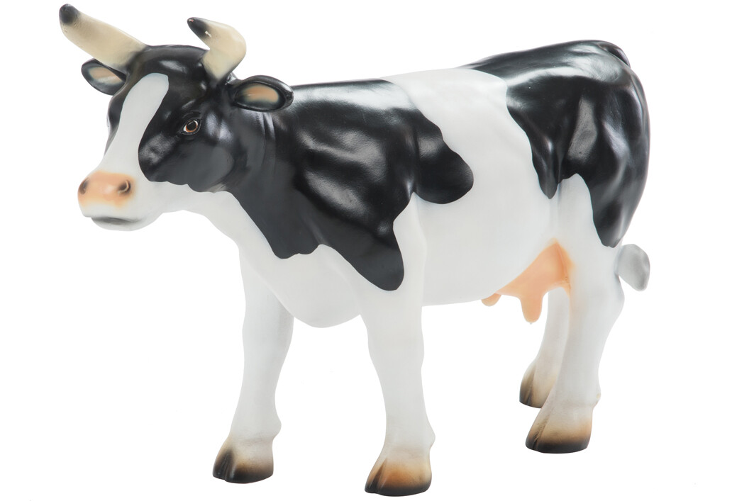 VACHE POLY BLANC/NOIR