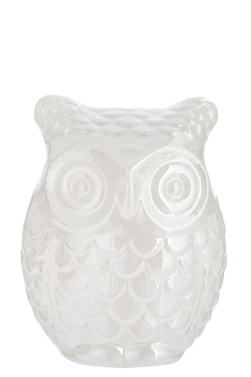 HIBOU NACRE VERRE BL