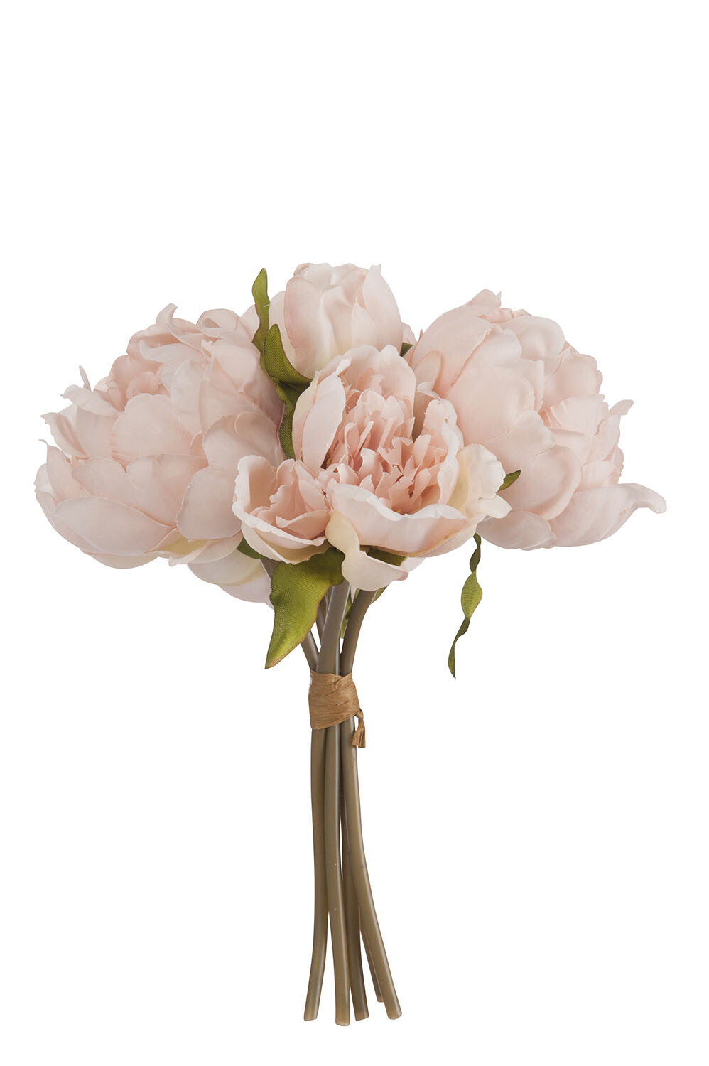 BOUQUET PIVOINES 5PIECES ROSE S