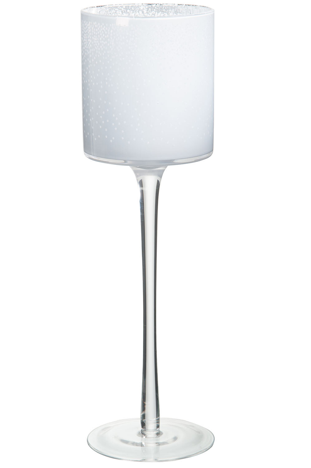 PHPH+PIED NEIGE VERRE BLANC L