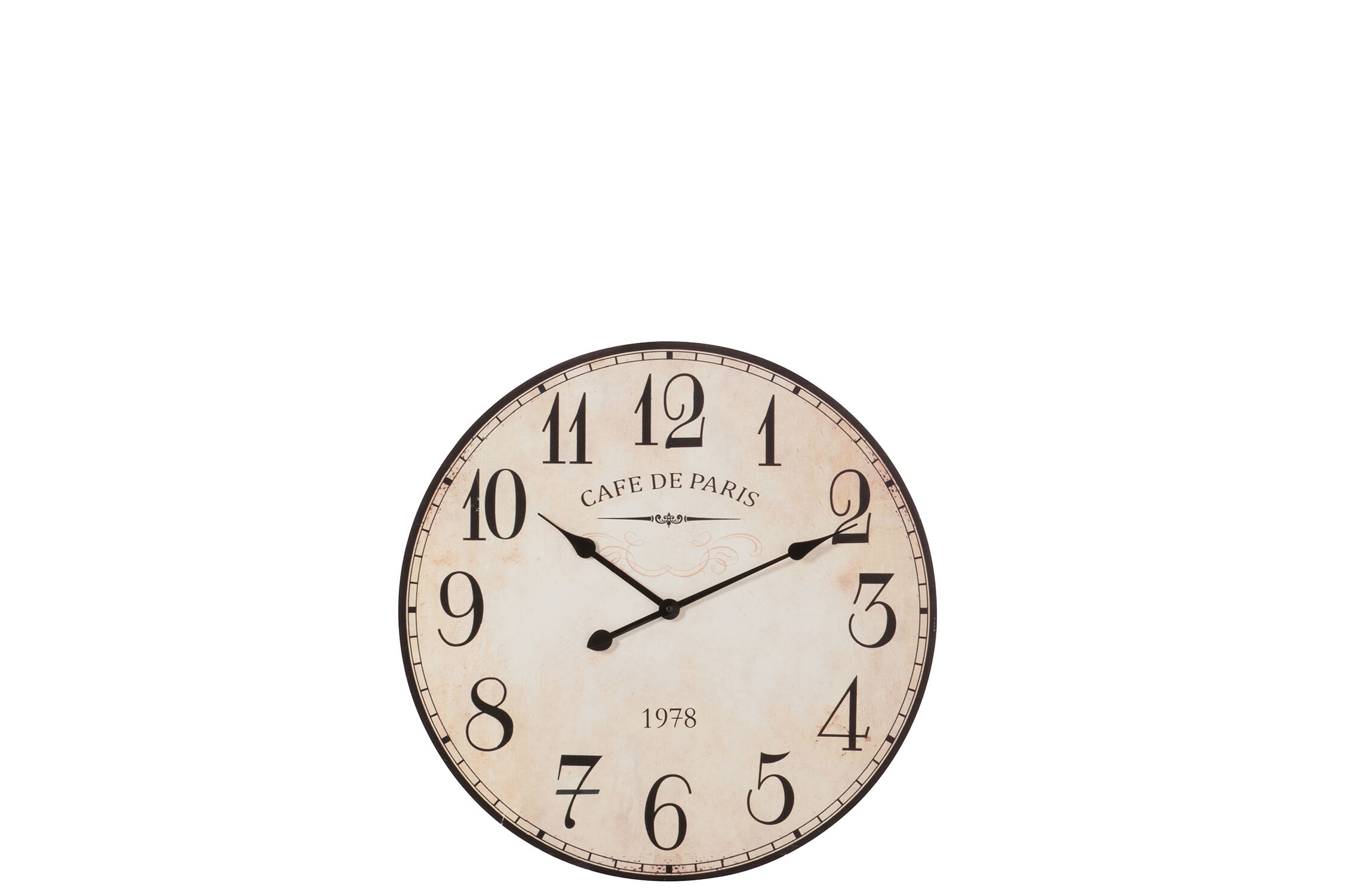 HORLOGE CAFE DE PARIS BOIS BEIGE S