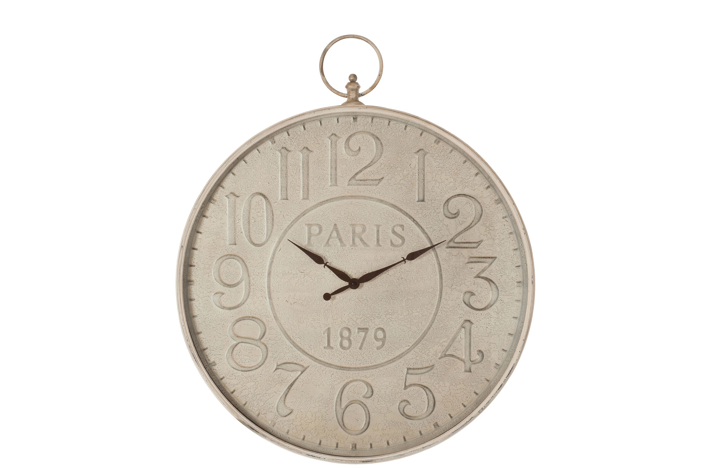 HORLOGE PARIS 1879 MET BEIGE/VER L