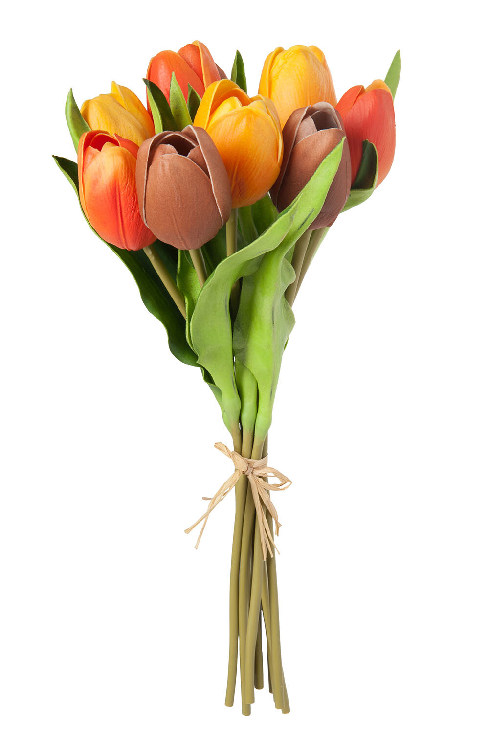 BOUQUET TULIPES 9P PU ORANGE