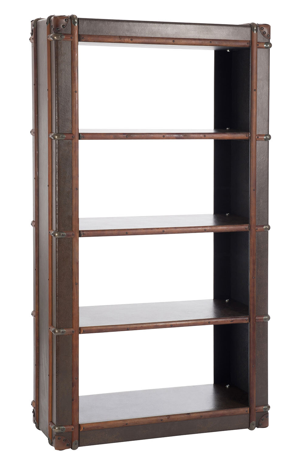 ETAGERE 4PL BOIS MARRON