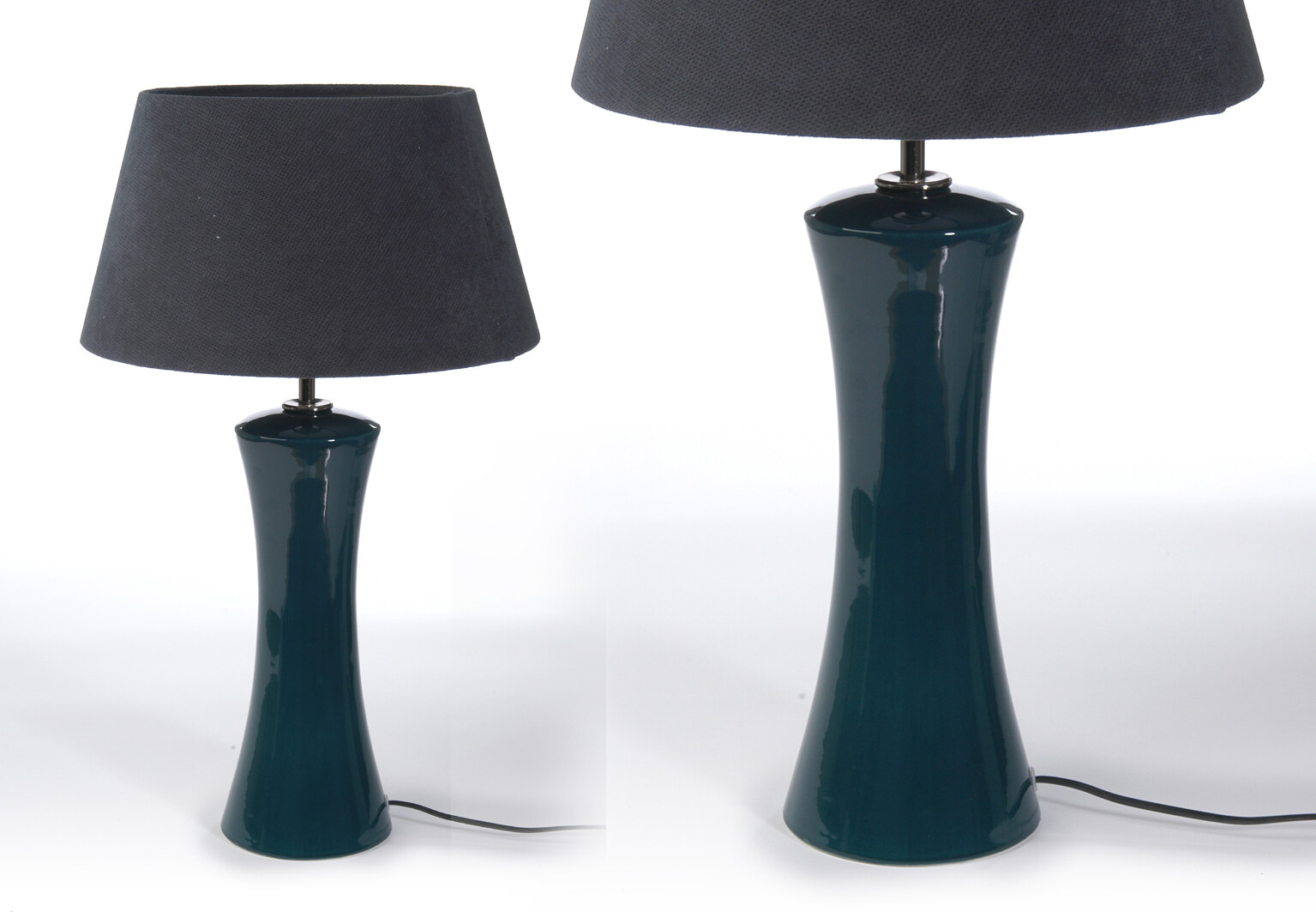 PIED DE LAMPE KOBE BLEU-VERT S 47CM 68864