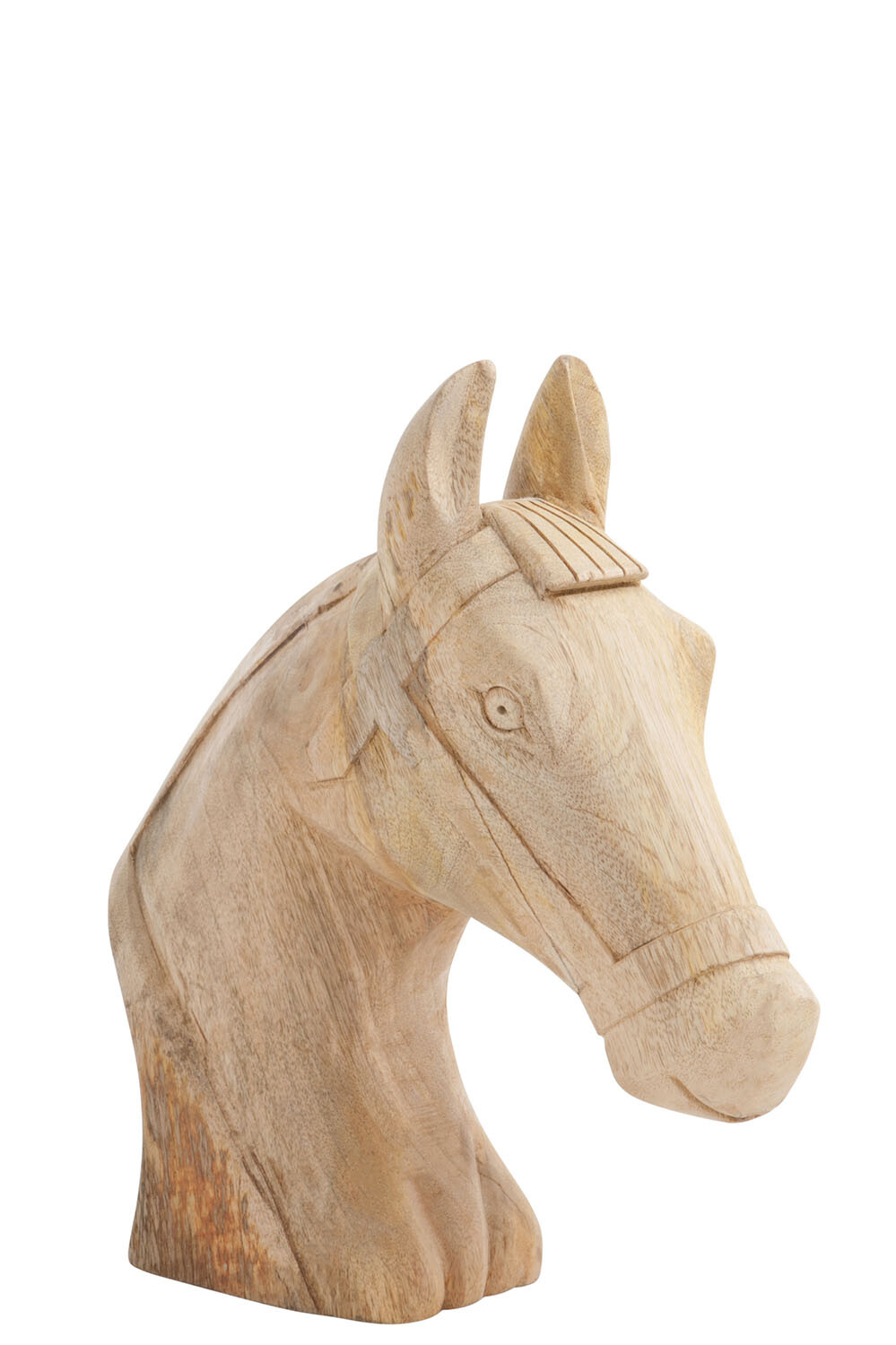 TETE DE CHEVAL BOIS NATUREL