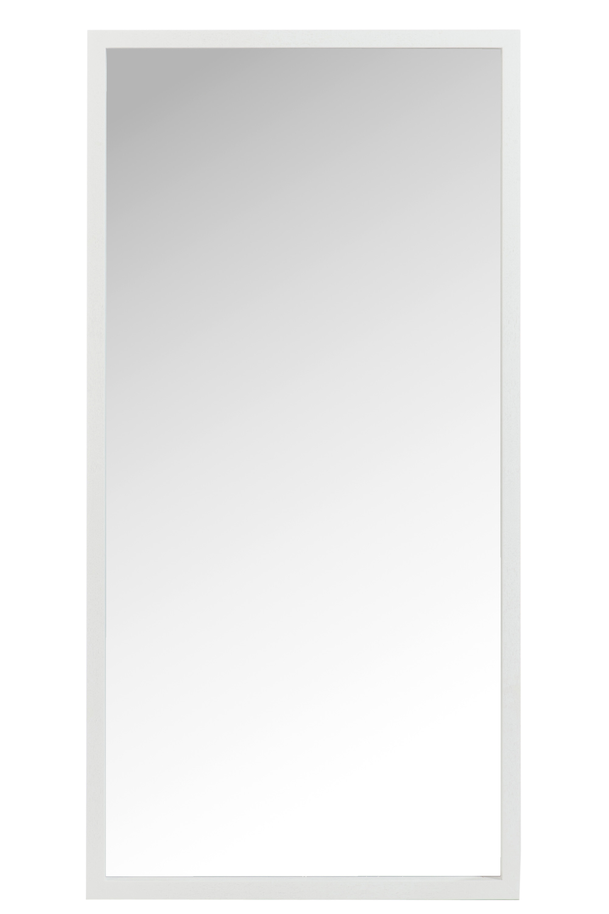 MIROIR RECT BOIS BLANC