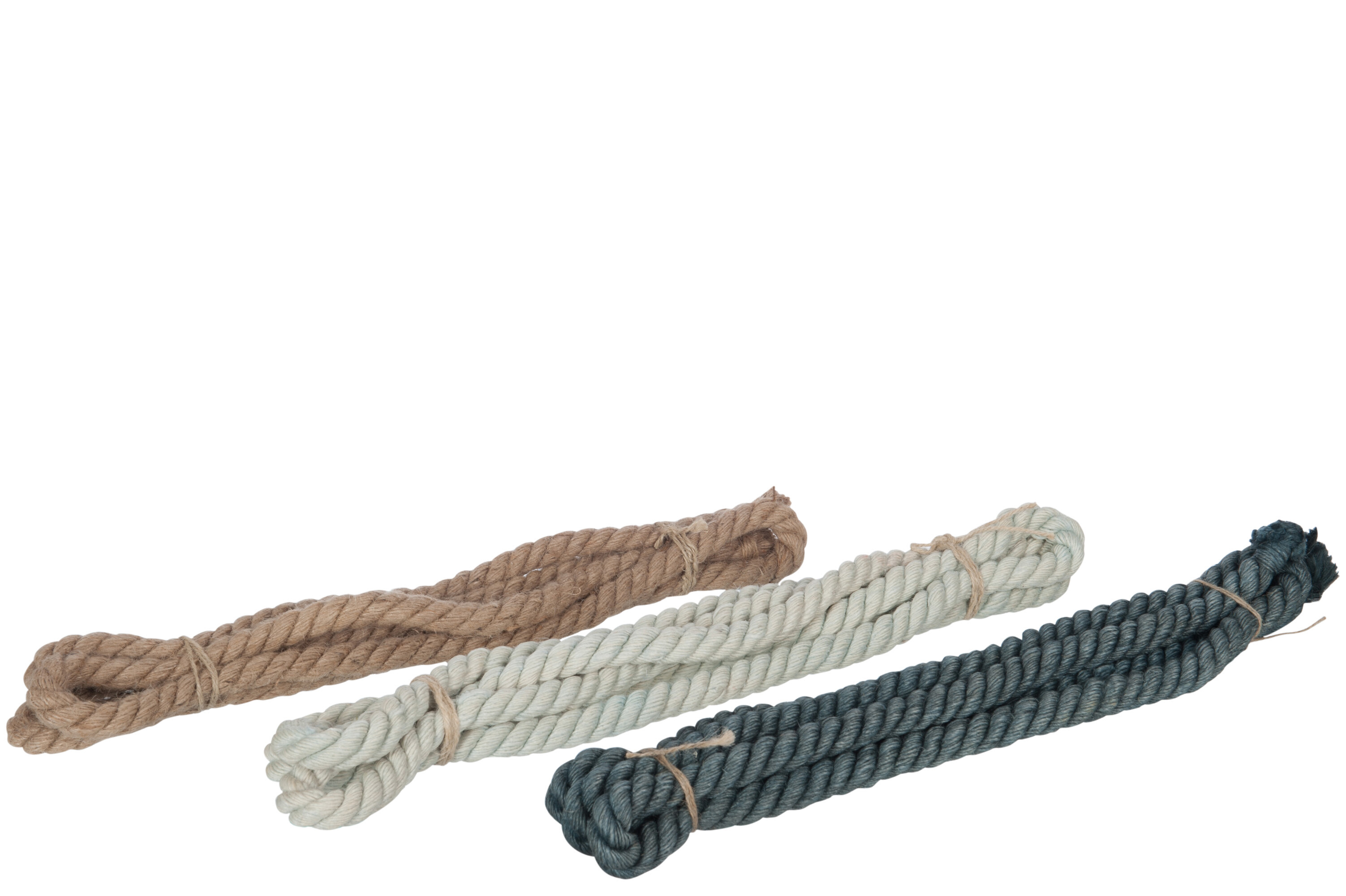 CORDE JUTE NAT/MENTHE/BLEU L CM ASS3