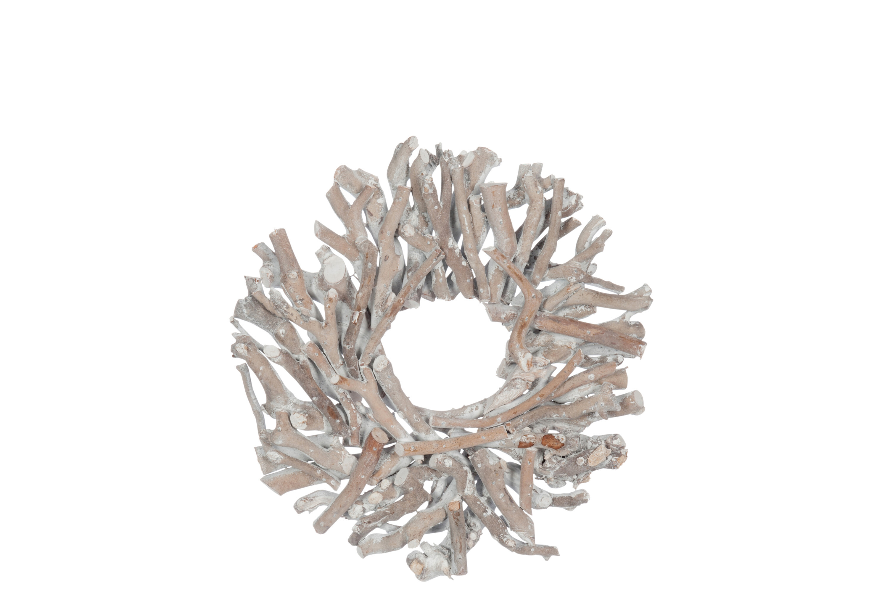 COURONNE BRAN BOIS FLO GRIS S