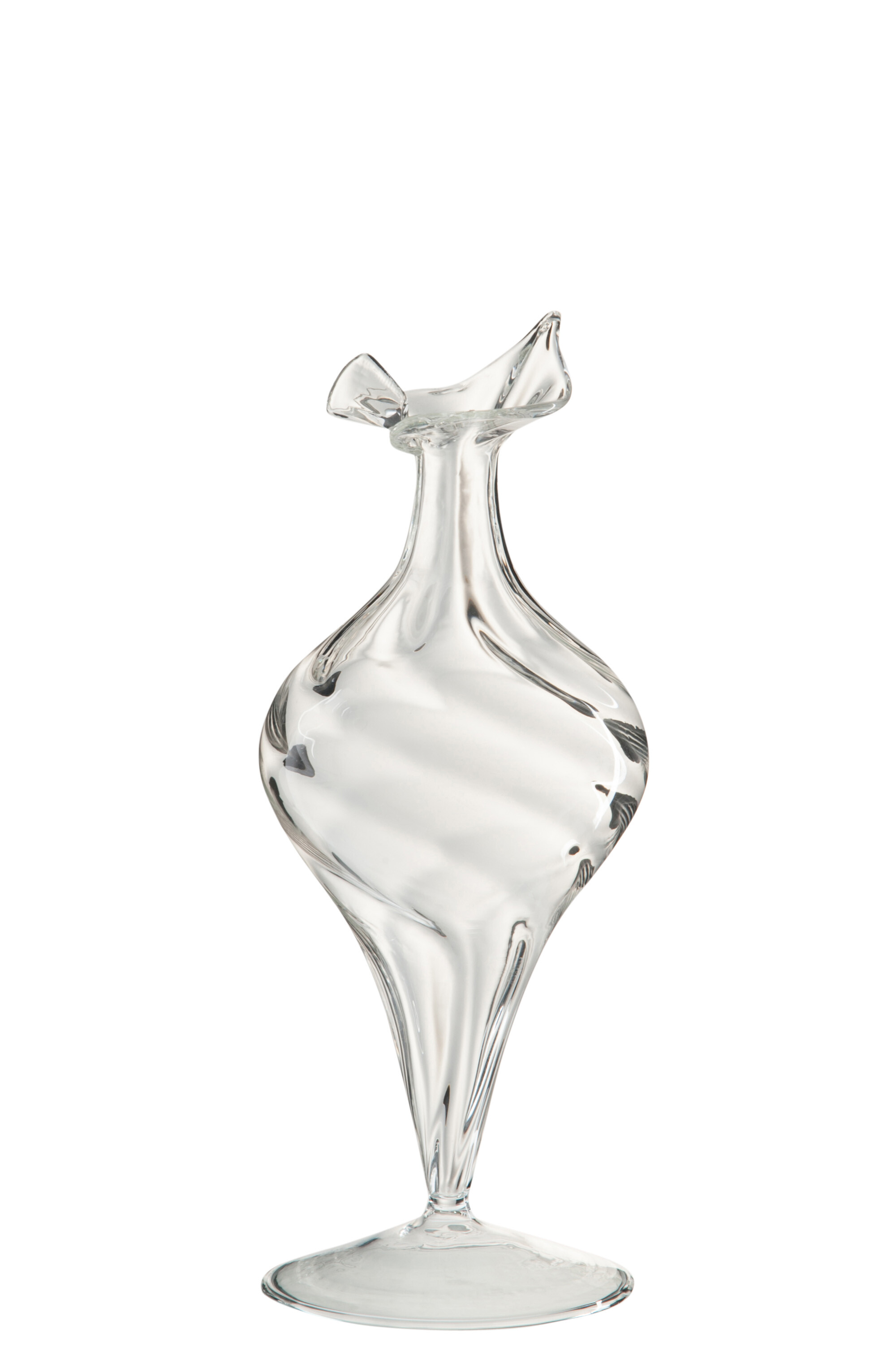 VASE 4 VERRE TRANSPARENT L