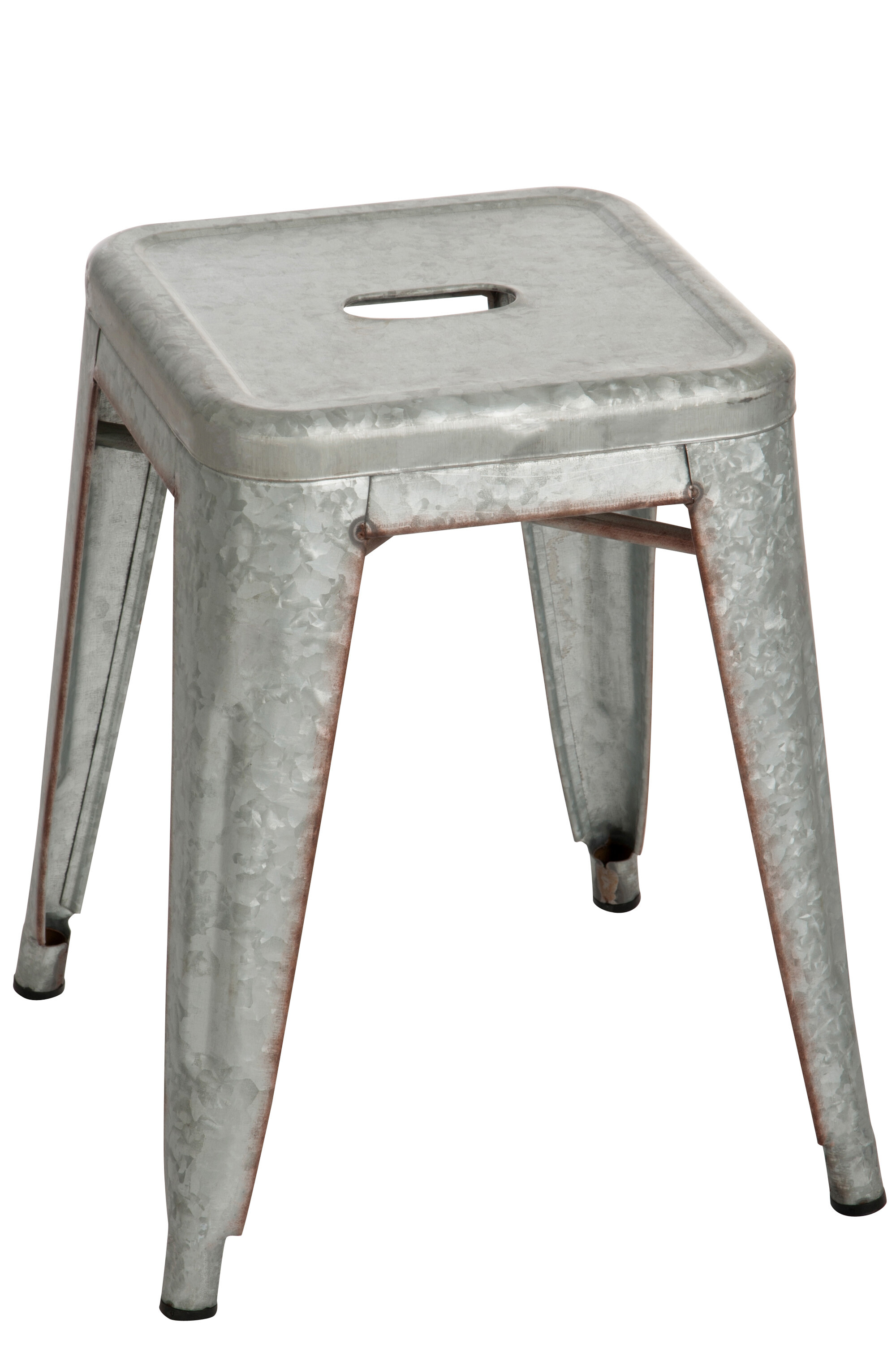 TABOURET CAR 4PIED MET GRIS