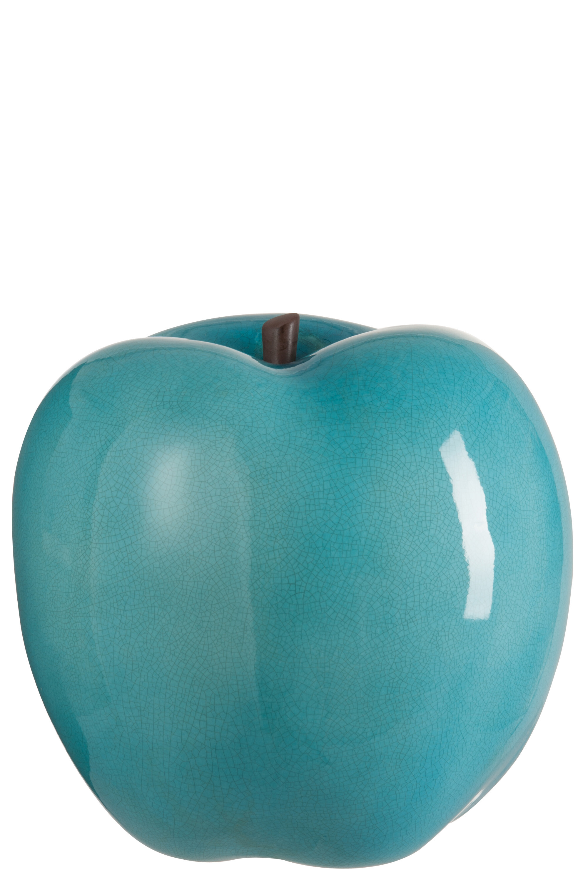 POMME DECO CER CRAQUELE AZUR XL