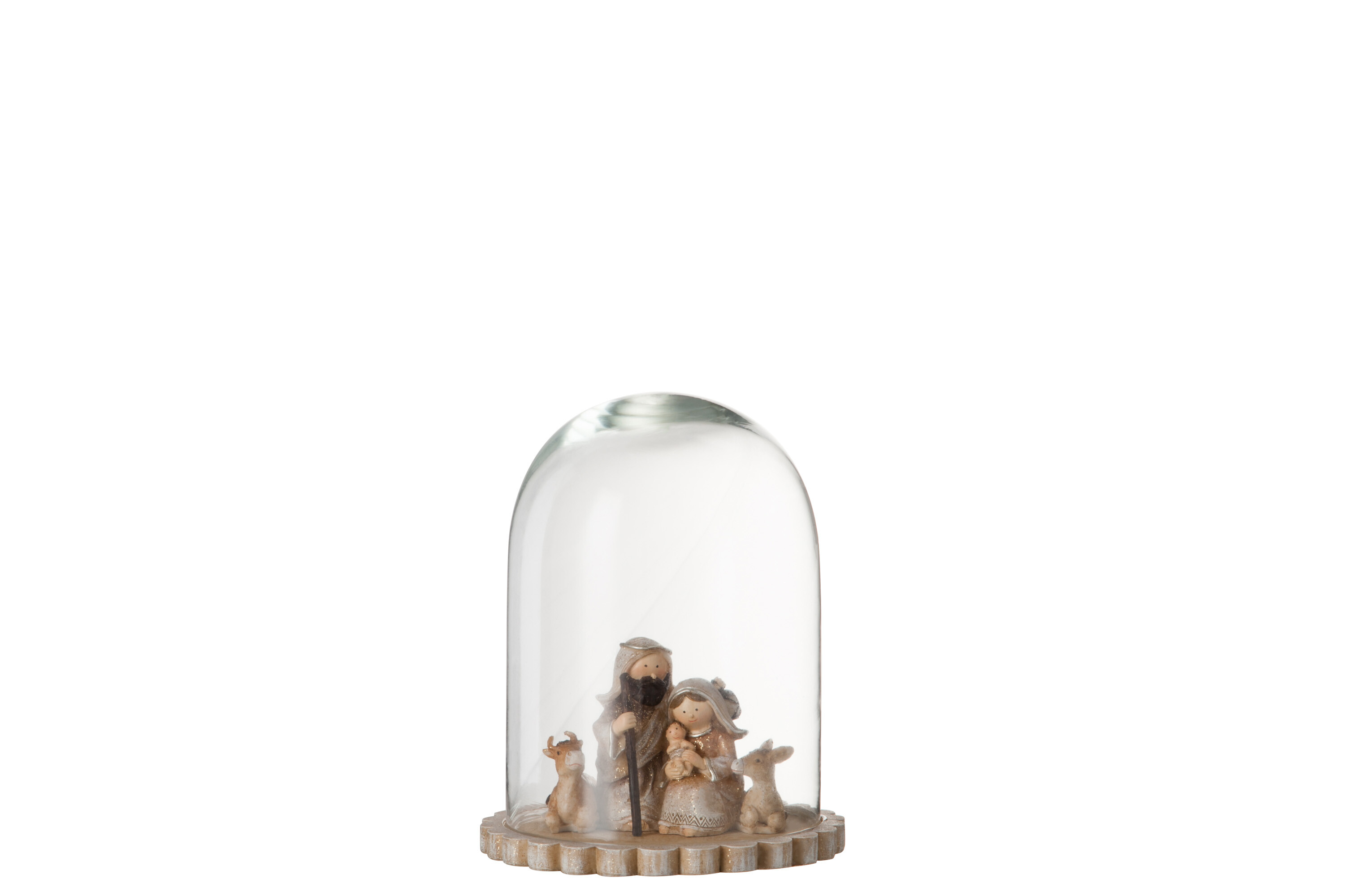 CLOCHE+CRECHE RES MARRON LARGE