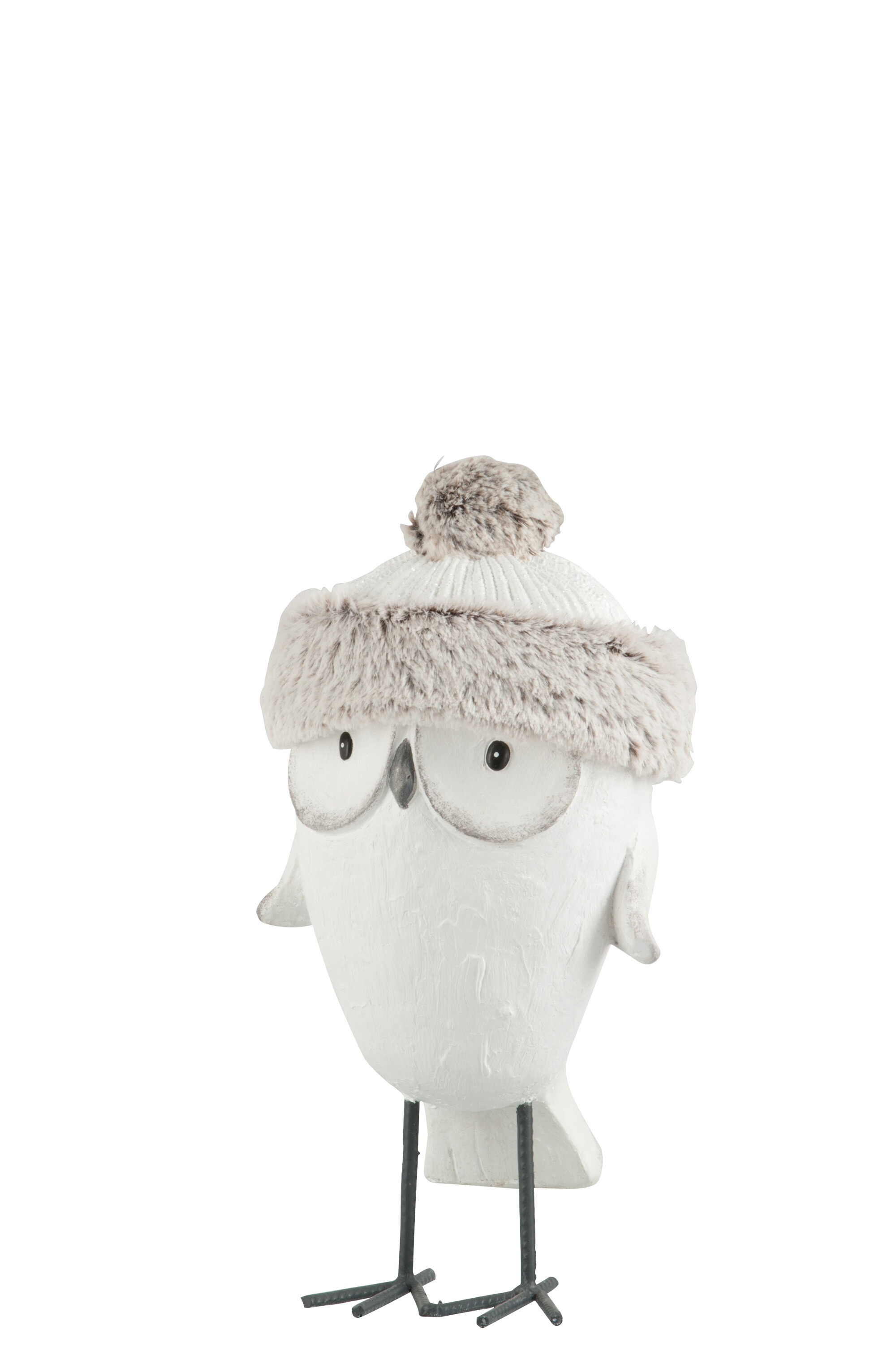 HIBOU BONNET HIVER MAG BL/GR S