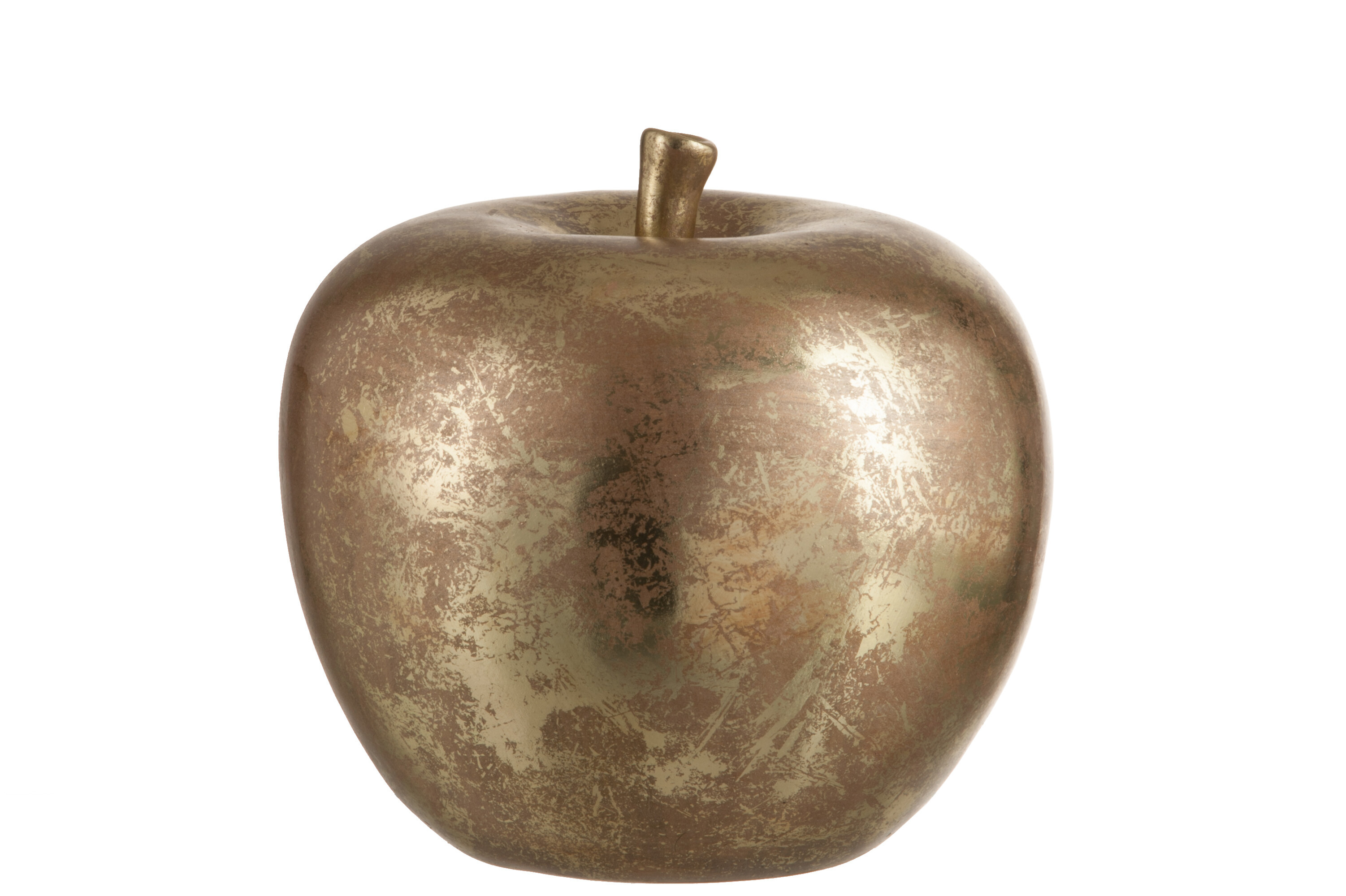 POMME CERAMIQUE OR ANTIQUE L