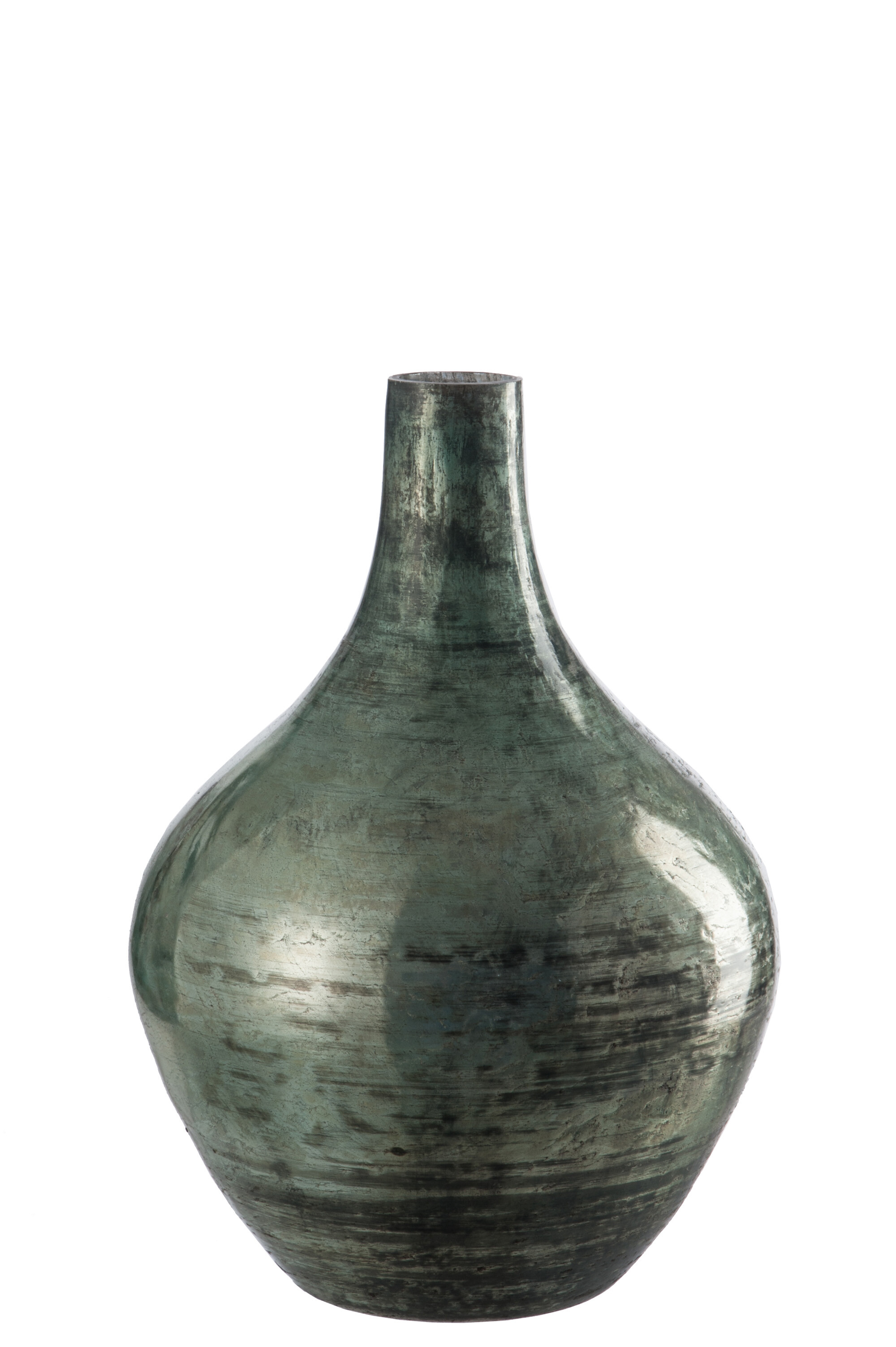 VASE CELI VERRE VERT/GRIS