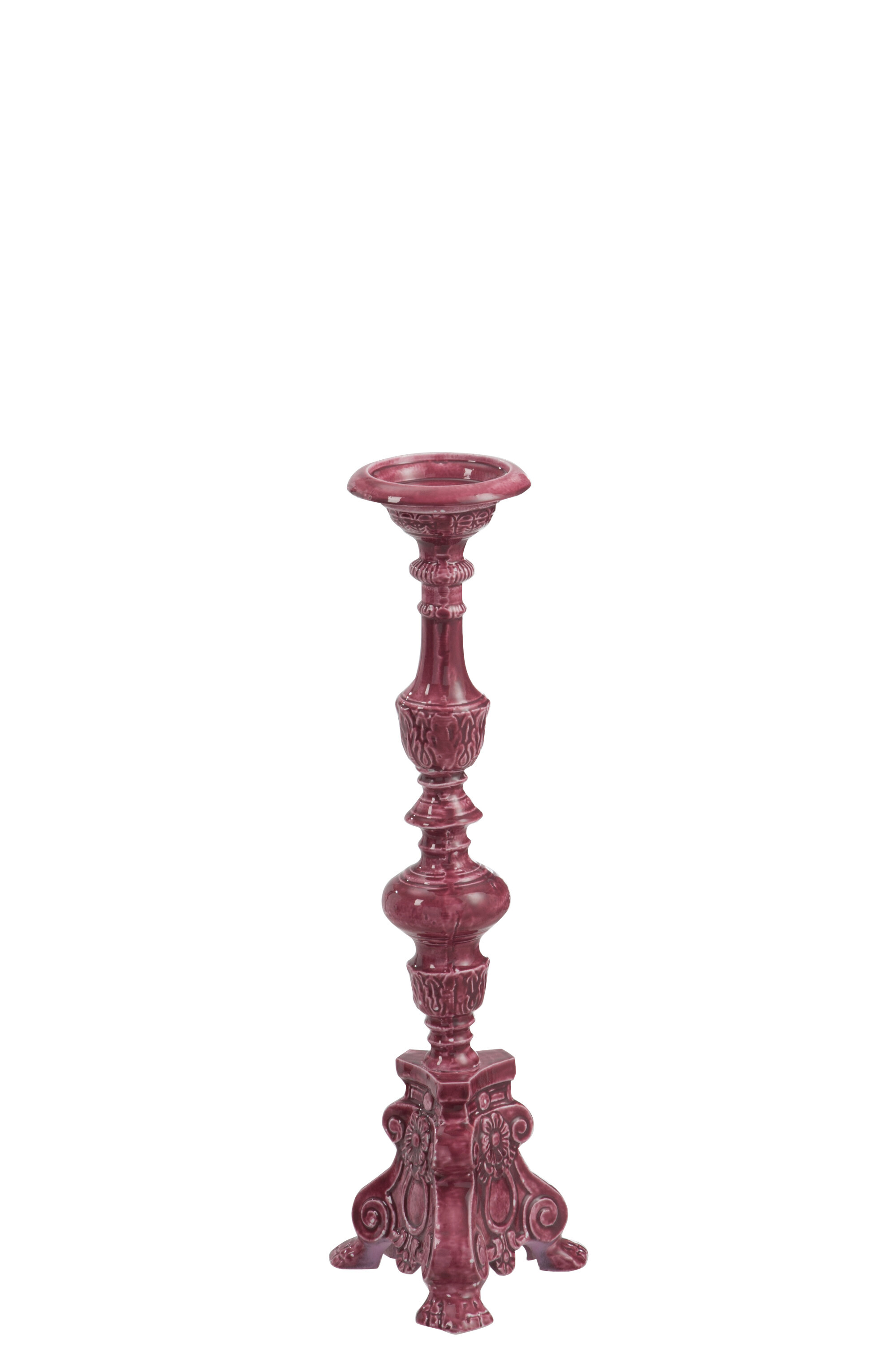 CHANDELIER BAROQ FER ROUGE S