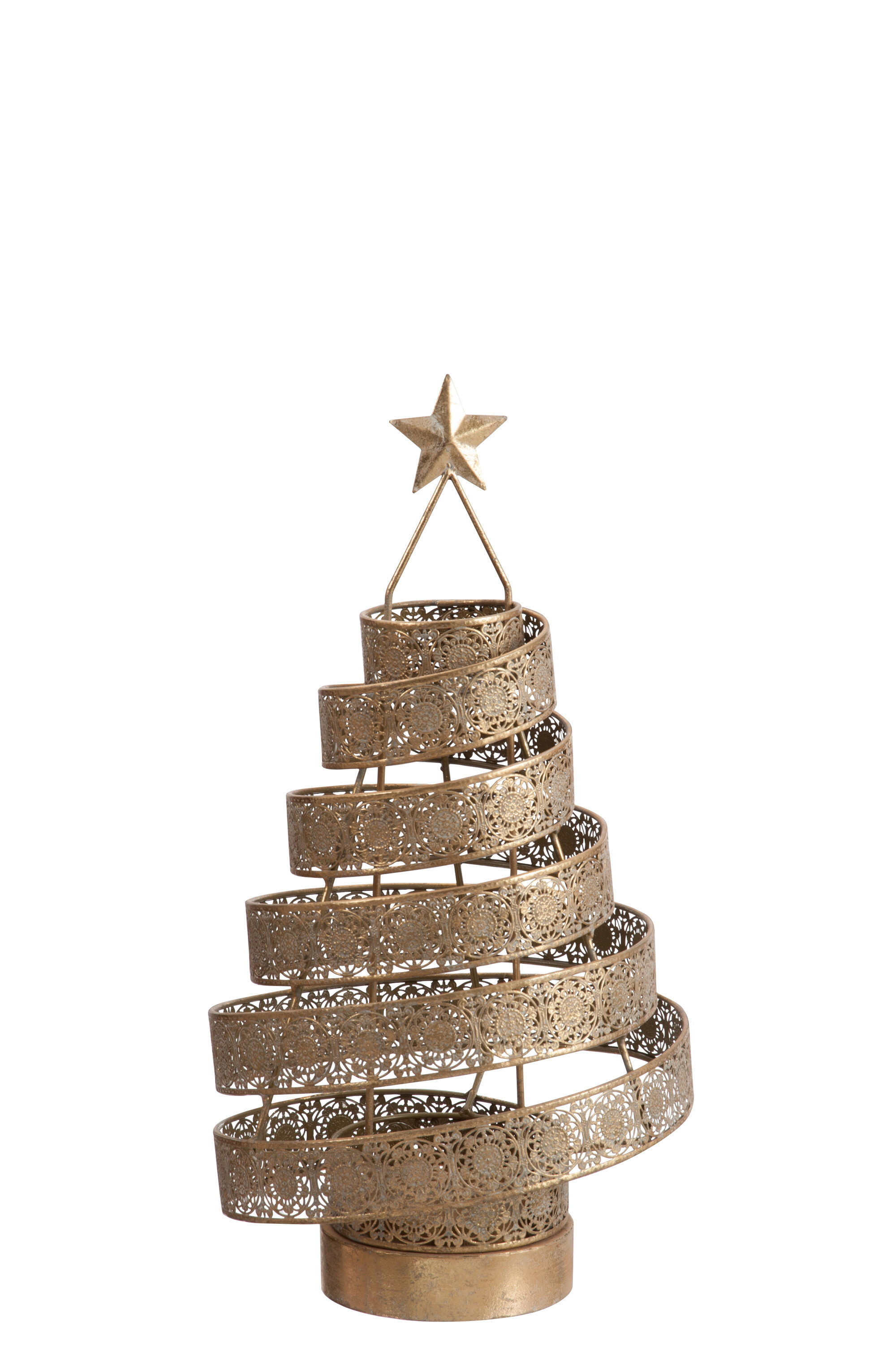 ARBRE DECORATION METAL OR