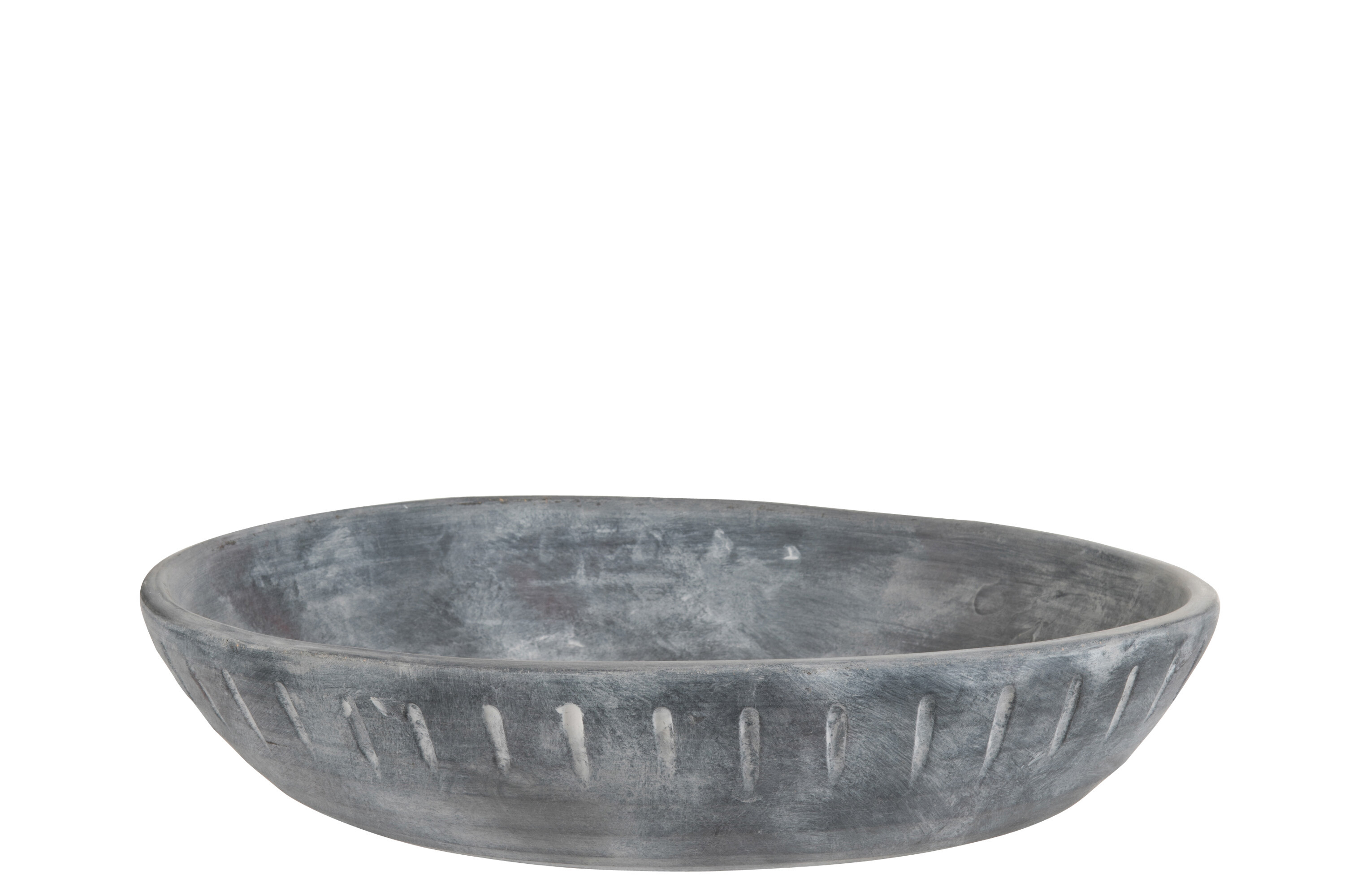 PLAT TACHETE TERRACOTTA GRIS