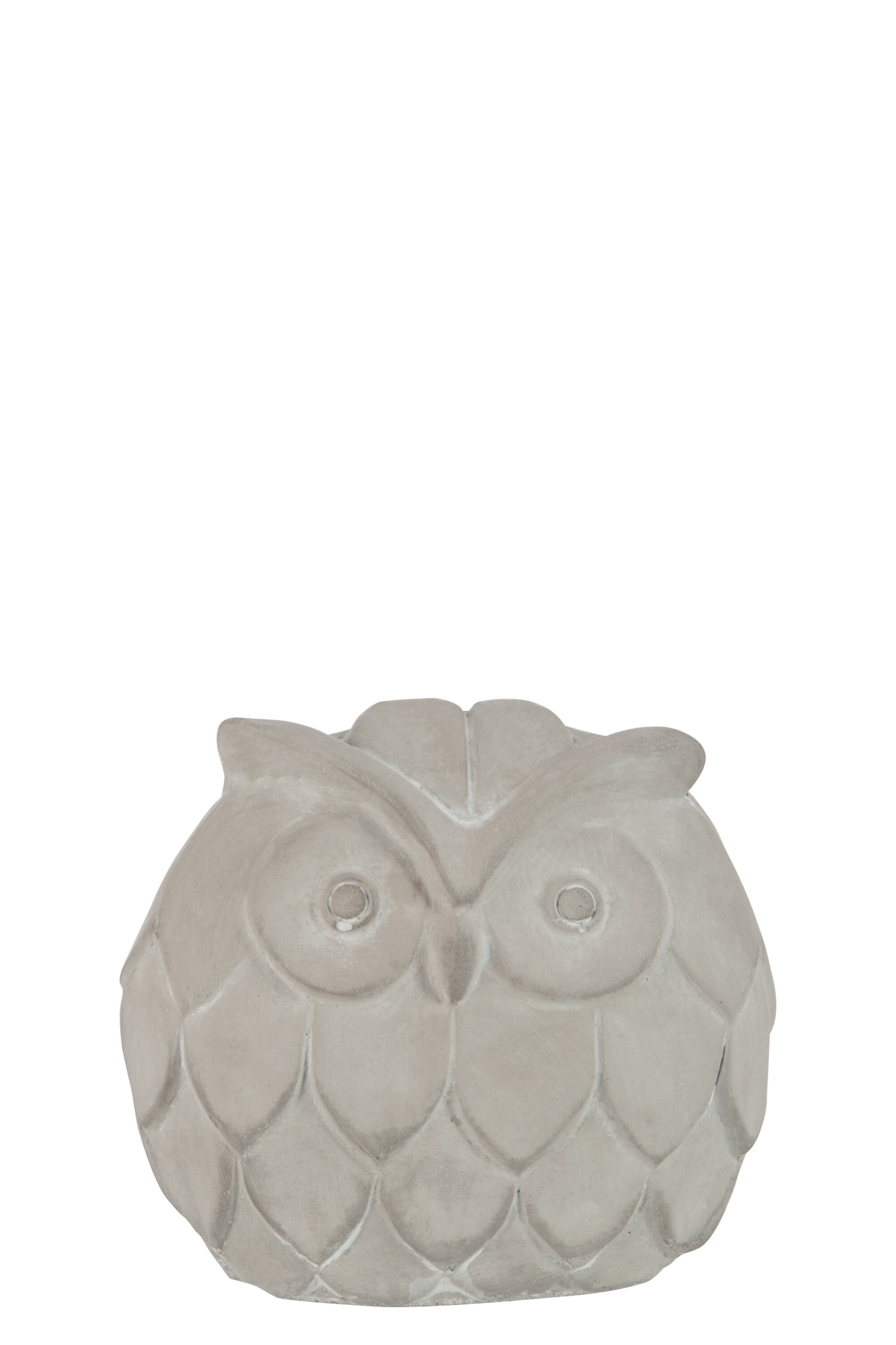 HIBOU CIMENT GRIS M