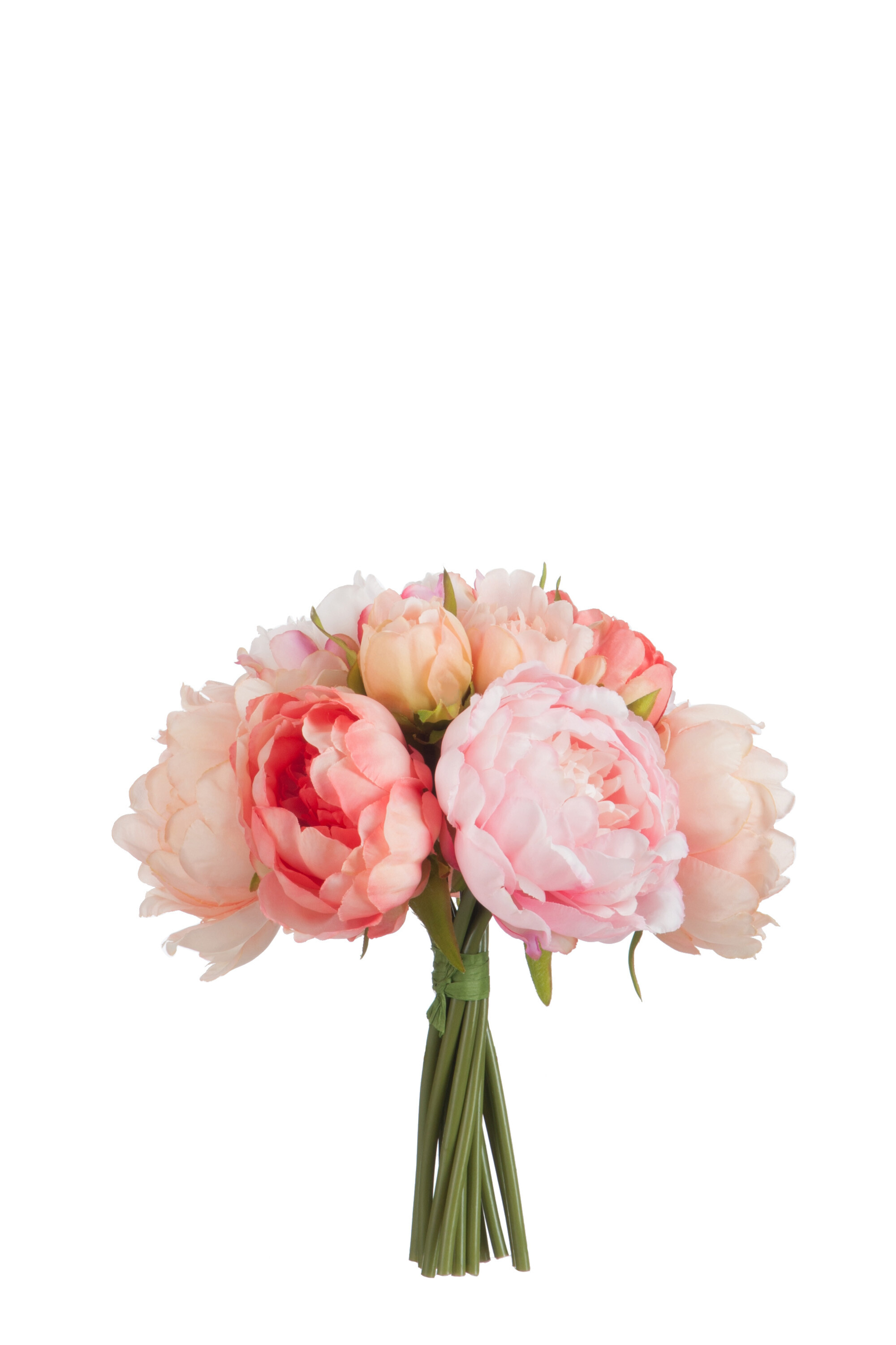 BOUQUET PIVOINE 8 POLY MIX ROS