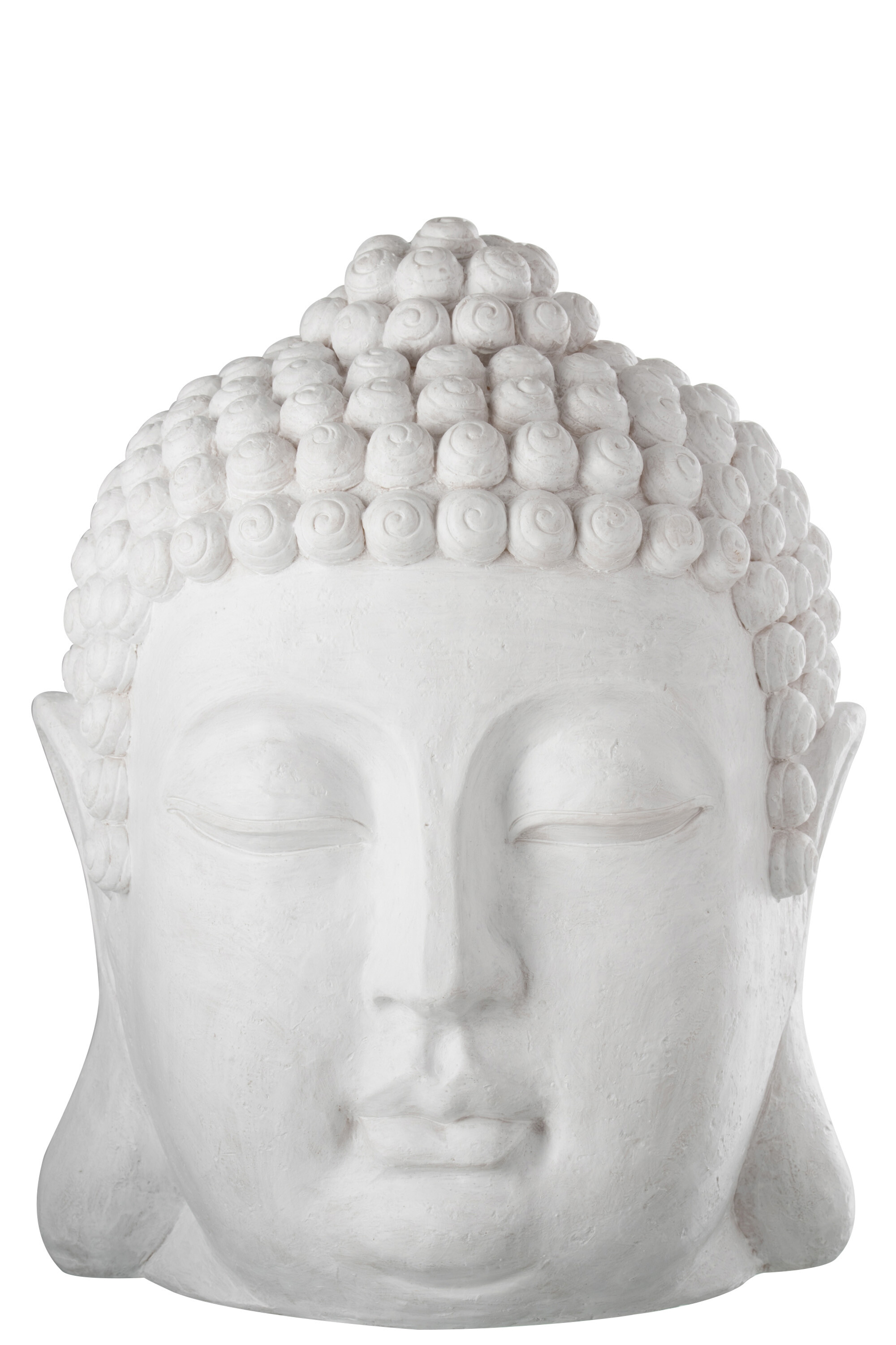 TETE DE BOUDDHA RES BLANC L