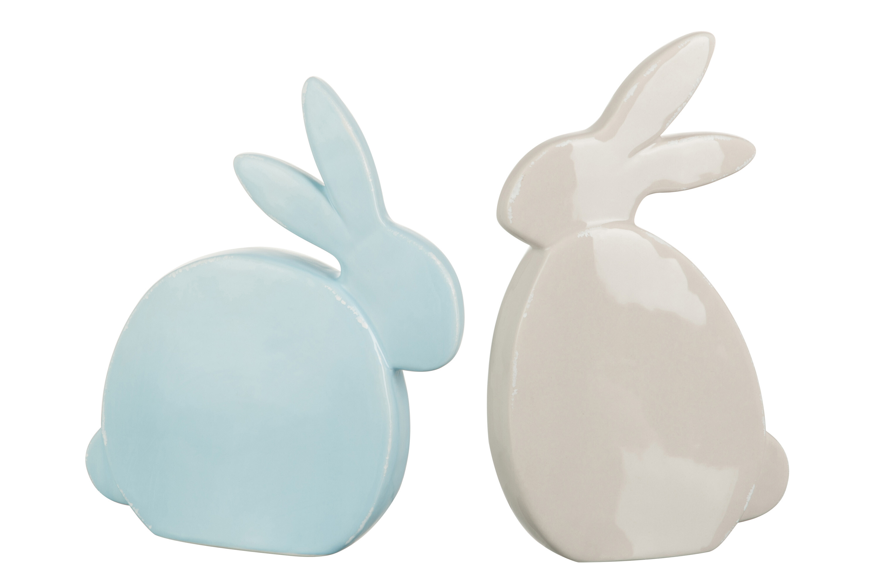 LAPIN CER BEIGE/BLEU L ASS2