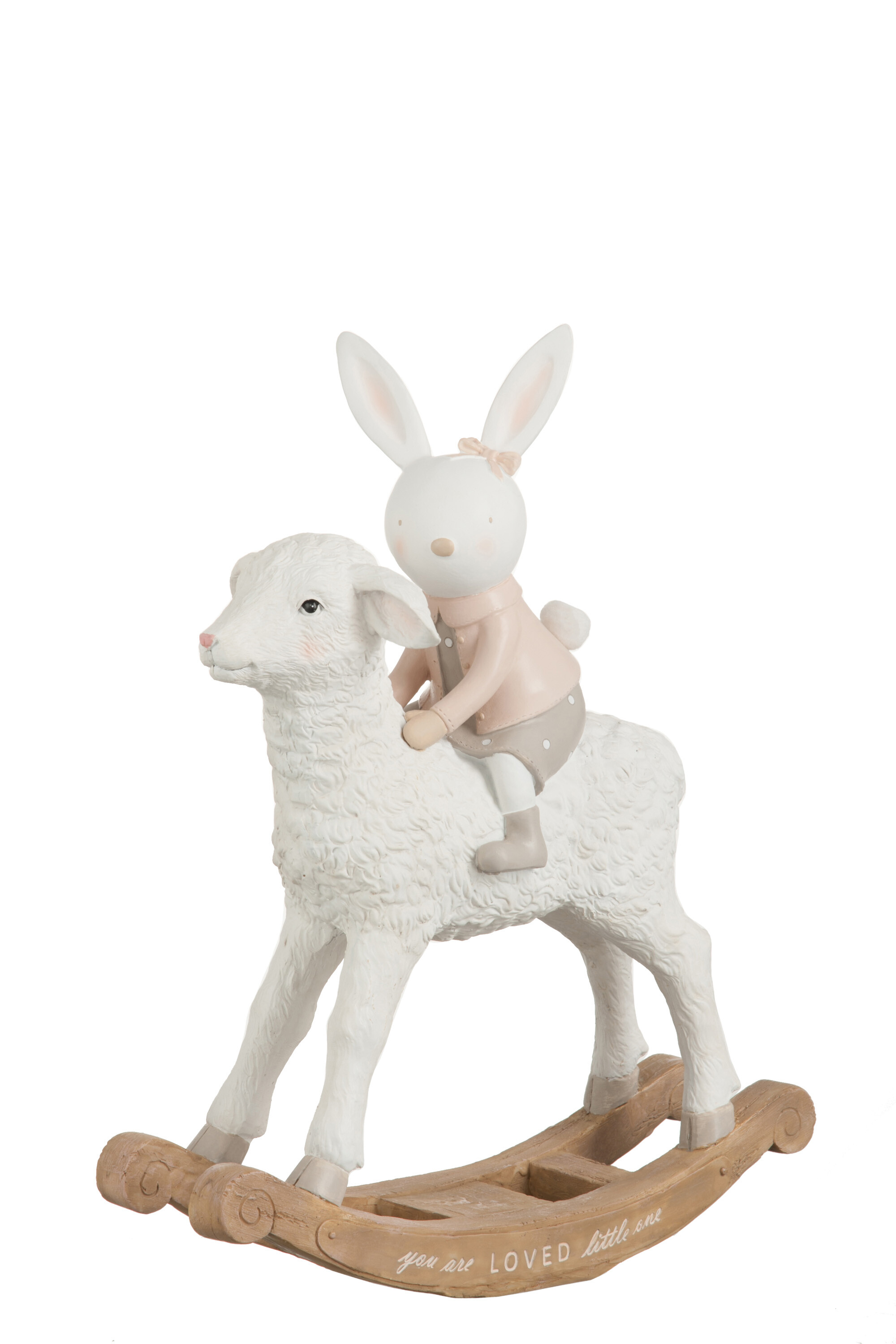 LAPIN S/MOUTON RES BLANC/BEIGE