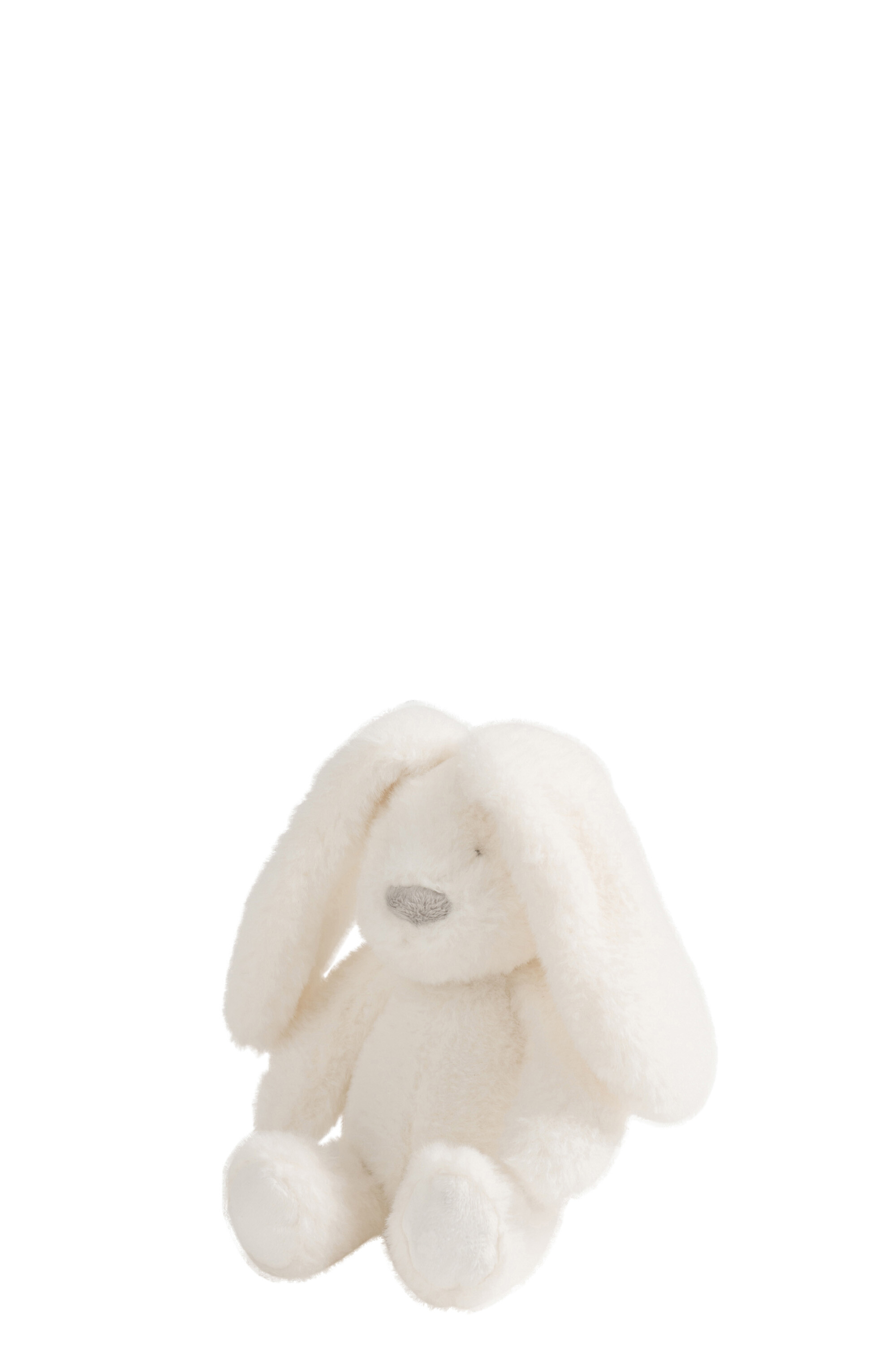 LAPIN ASSIS PELUCHE BLANC S